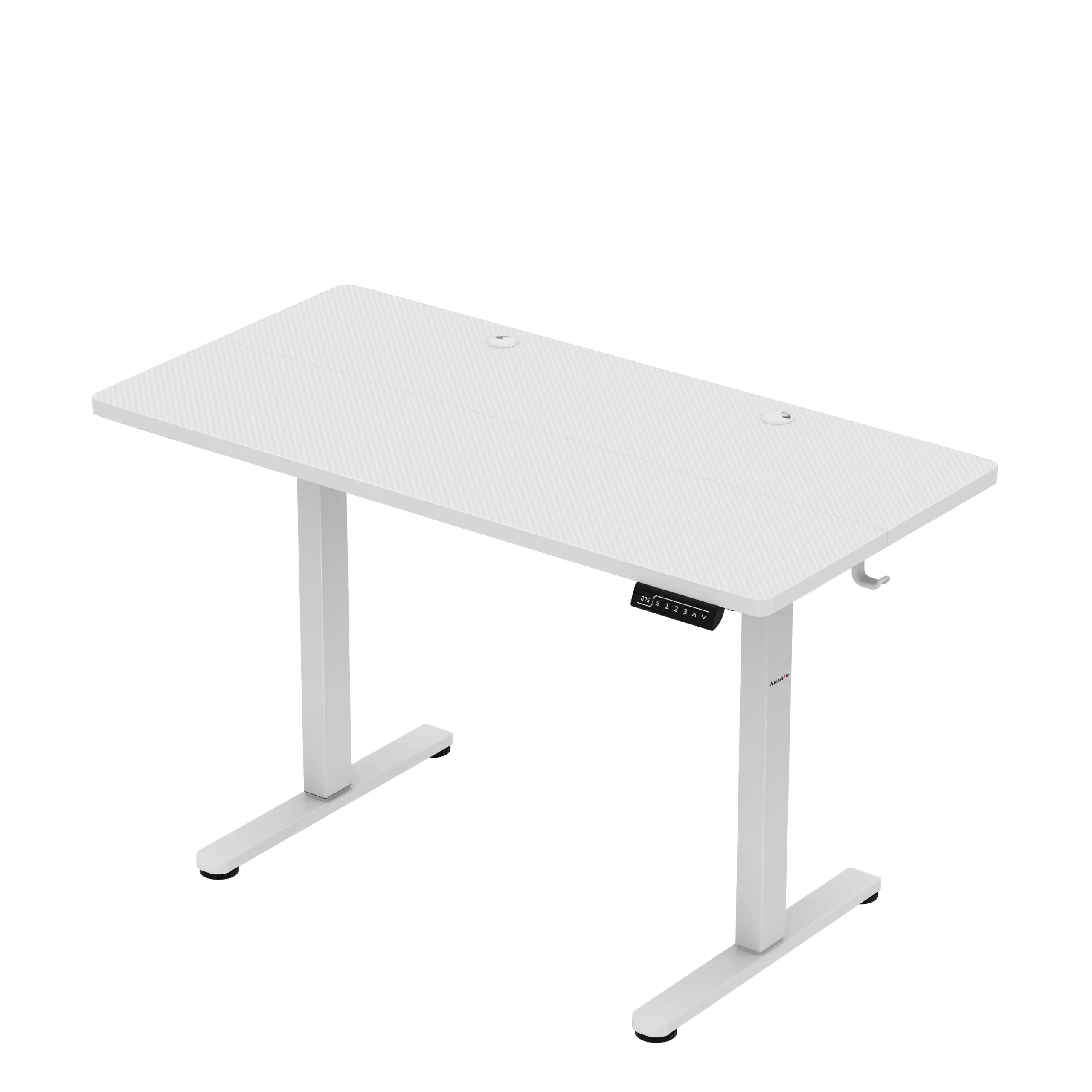 Huzaro Hero 8.1 White elektrisch gamingbureau, 120 cm