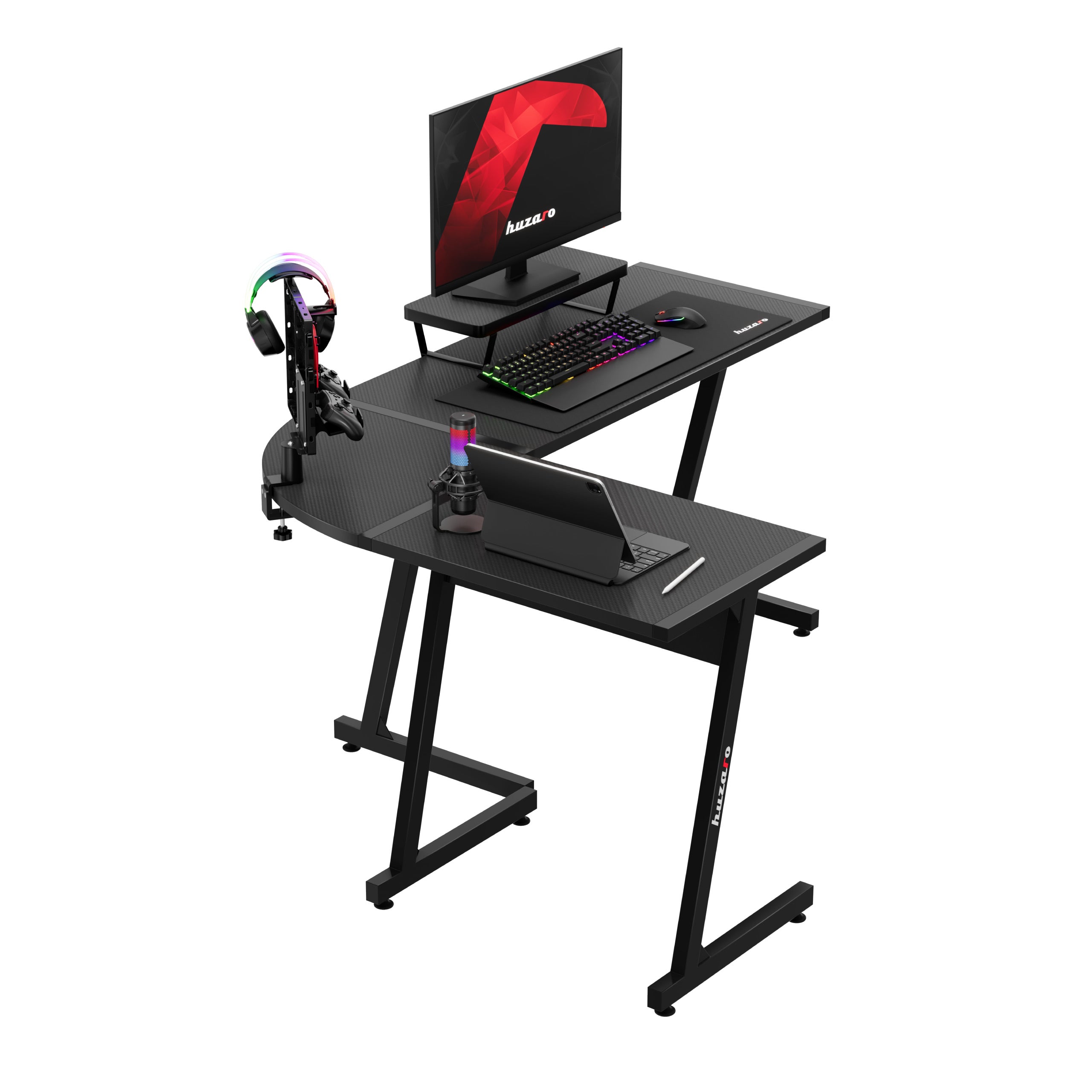 Huzaro Hero 6.0 Black gamingbureau, 147 cm