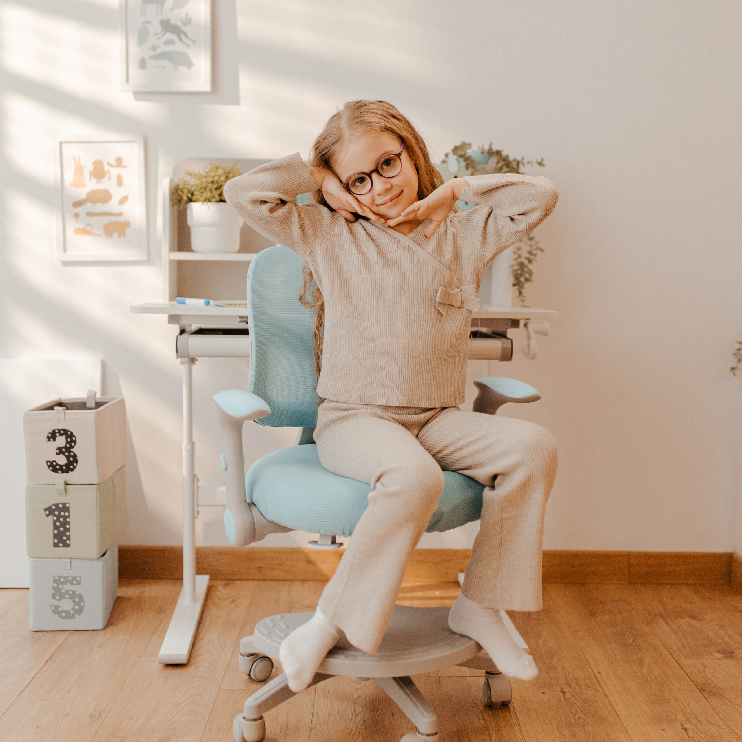 Ergonomische kinderfauteuil Mark Adler Junior 4.6 Blue