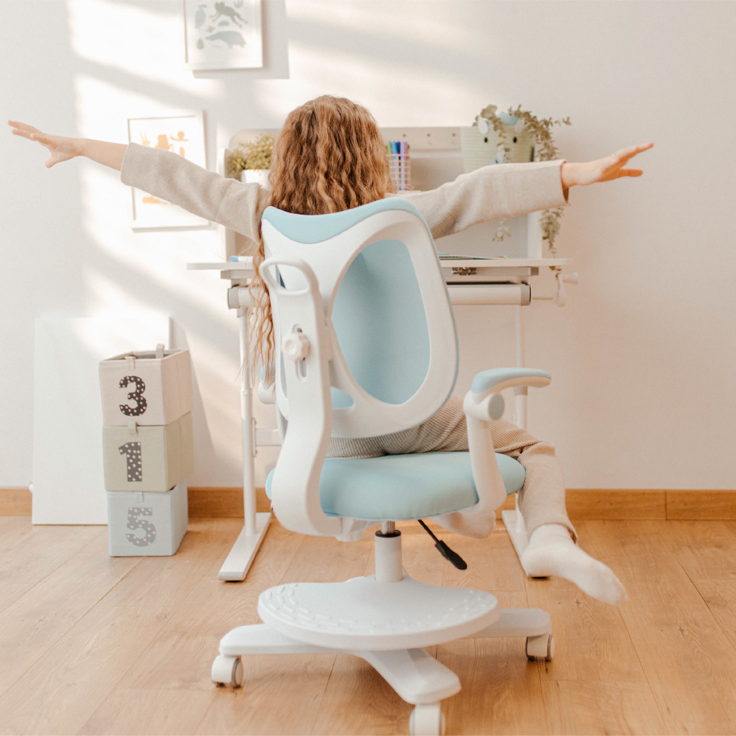 Ergonomische kinderfauteuil Mark Adler Junior 4.6 Blue