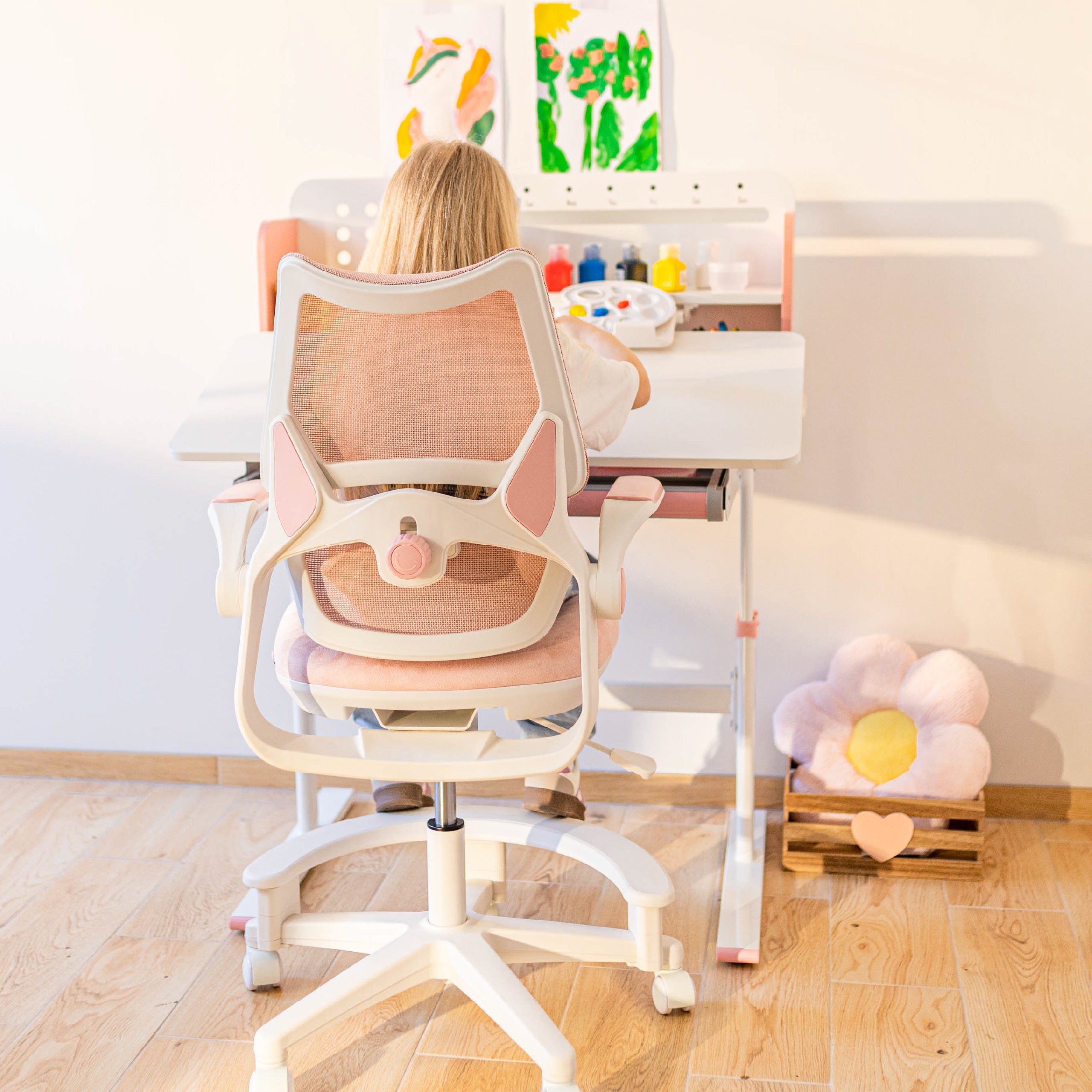 Mark Adler Junior 5.7 Pink bureaustoel voor kinderen