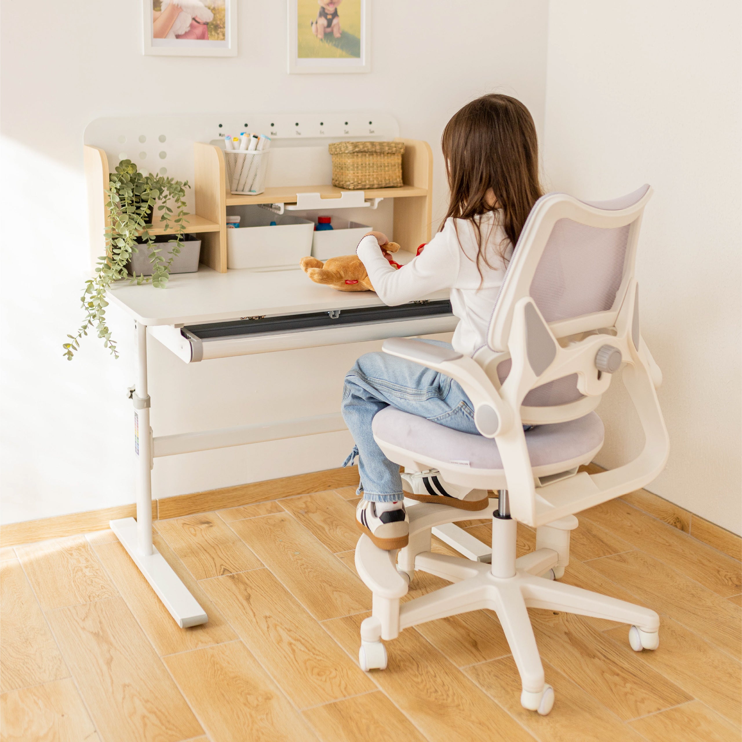 Ergonomisch kinderbureau Mark Adler Study 5.0 Wood 90 cm