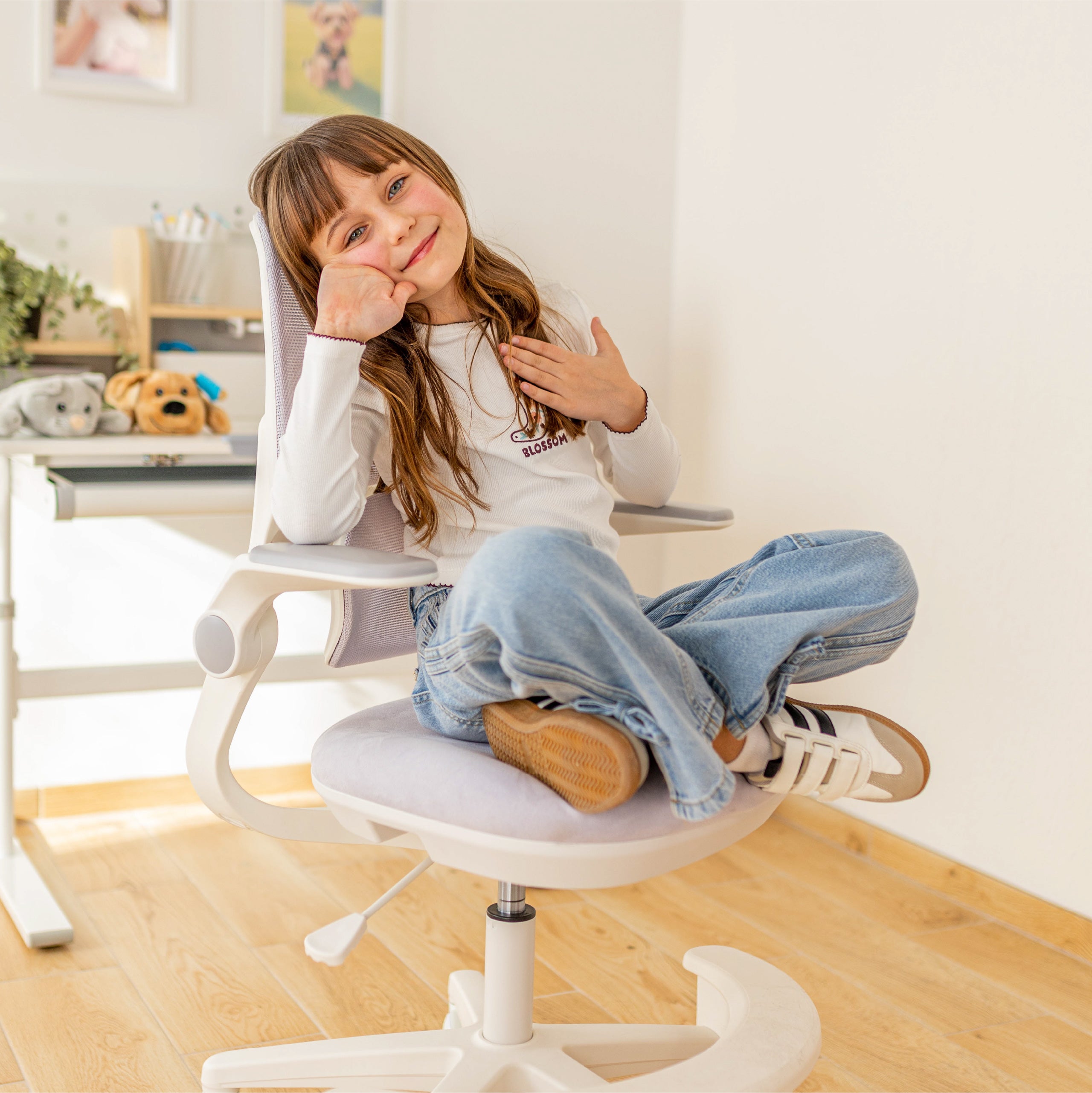Bureaustoel voor kinderen Mark Adler Junior 5.7 Purple
