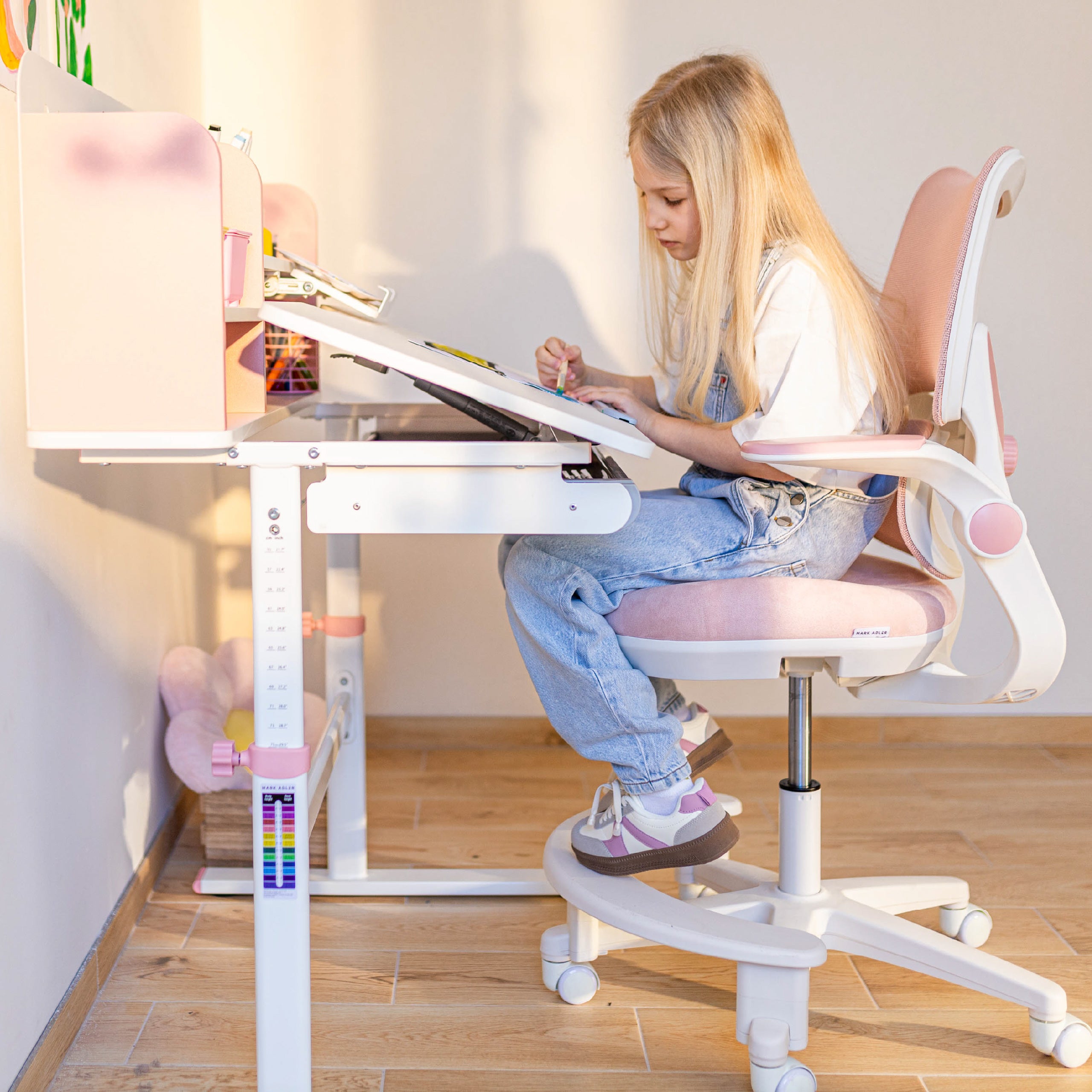 Mark Adler Junior 5.7 Pink bureaustoel voor kinderen