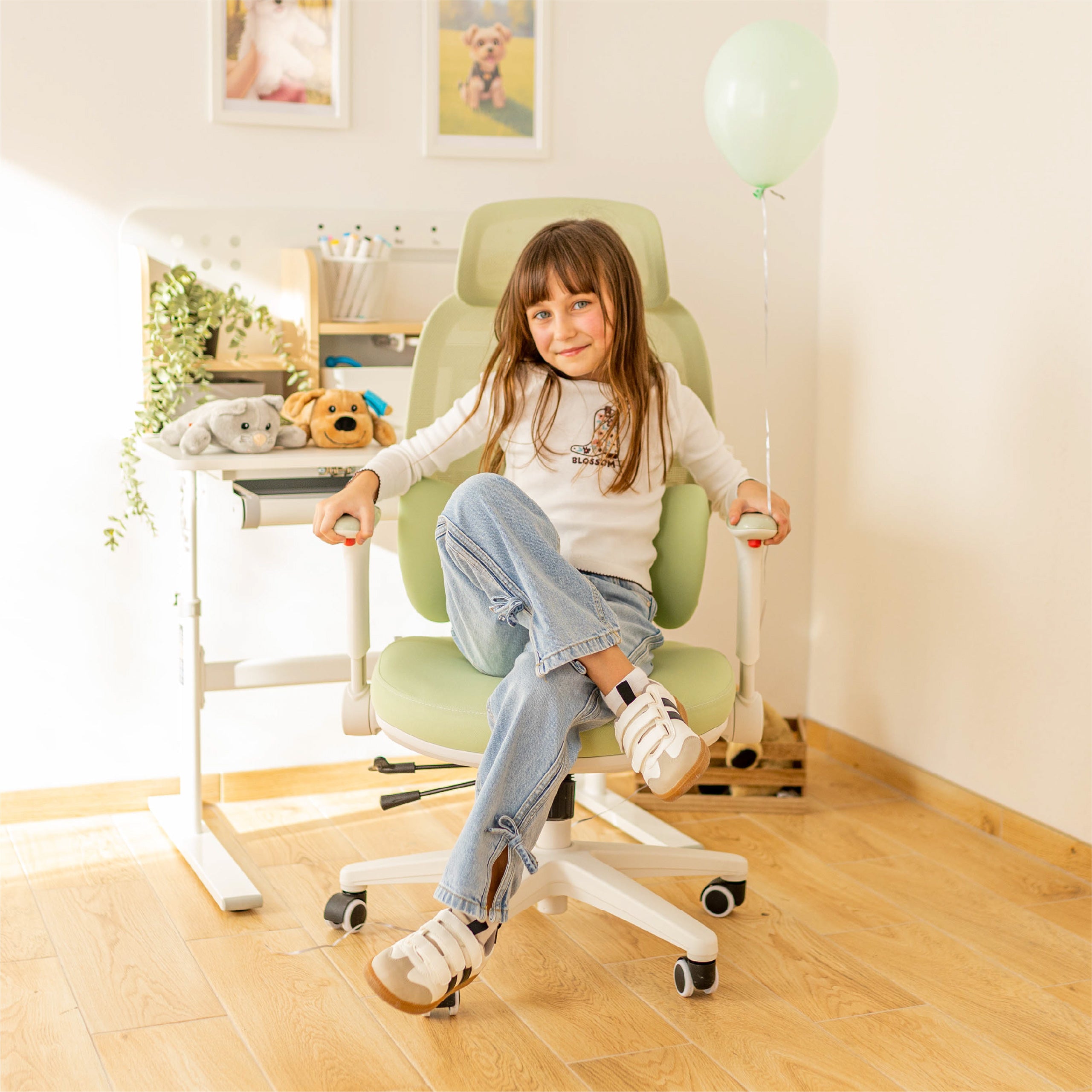 Ergonomische kinderfauteuil Mark Adler Junior 6.3 Green