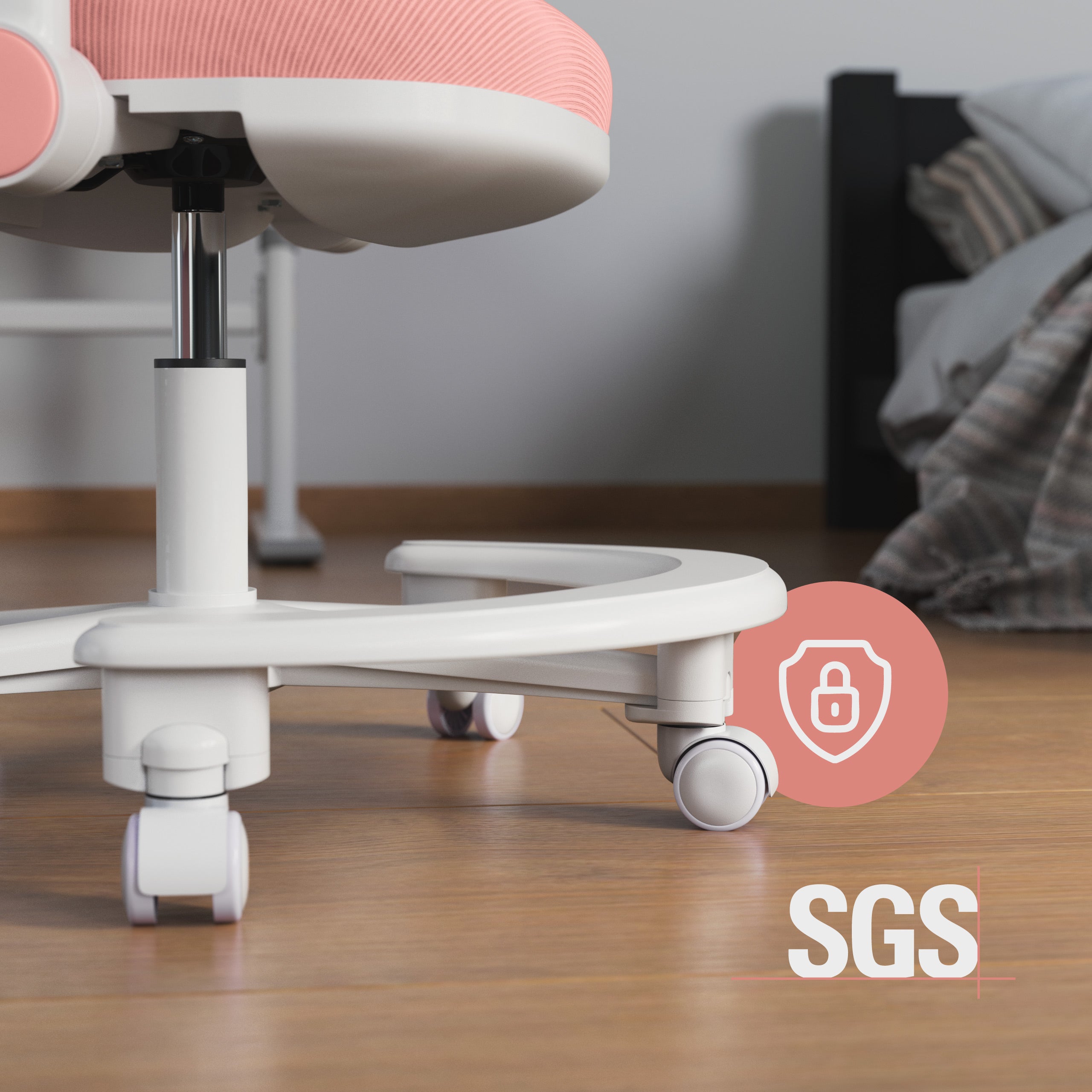Ergonomische bureaustoel voor kinderen: Mark Adler Junior 3.6 Pink