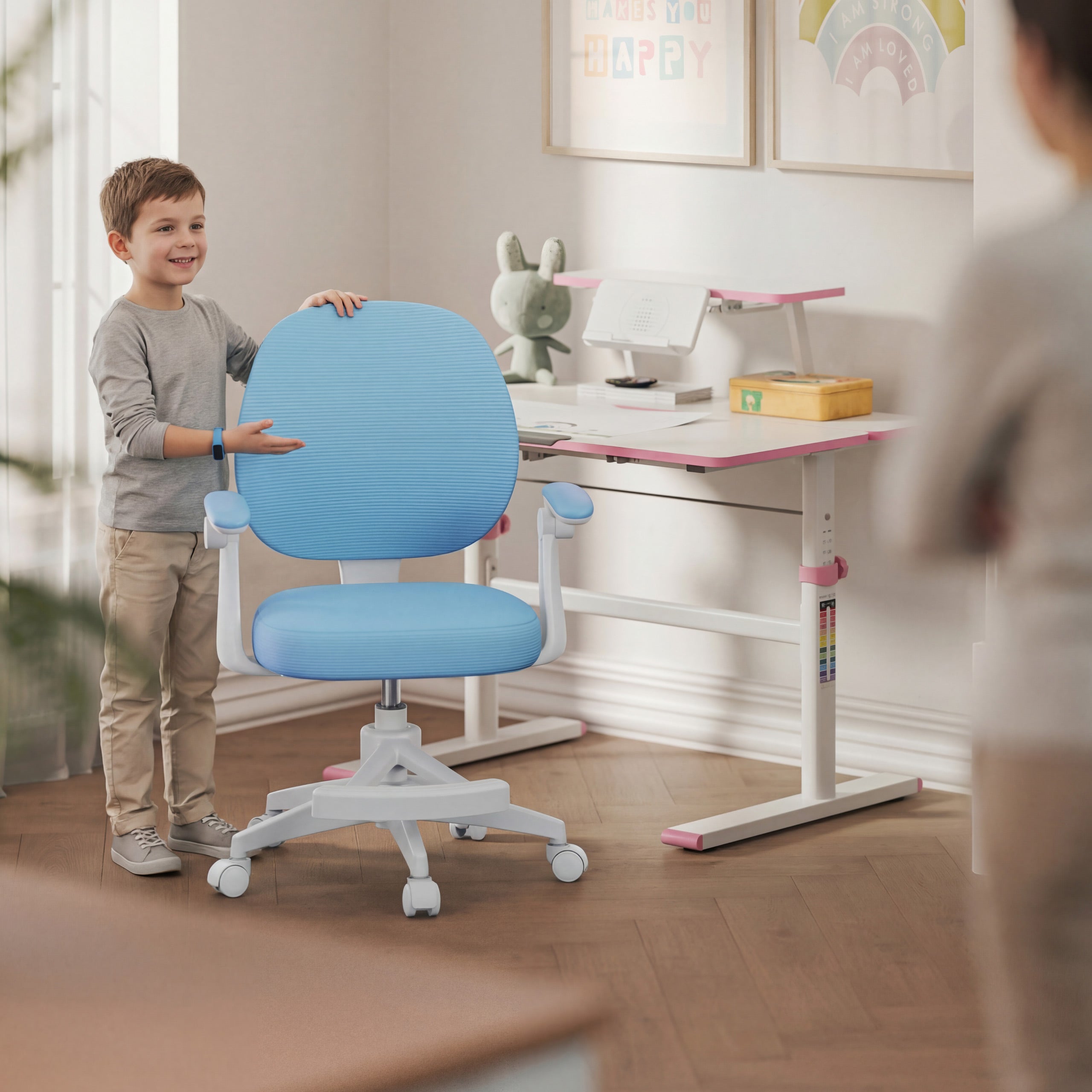 Mark Adler Junior 3.1 Blue draaistoel voor kinderen