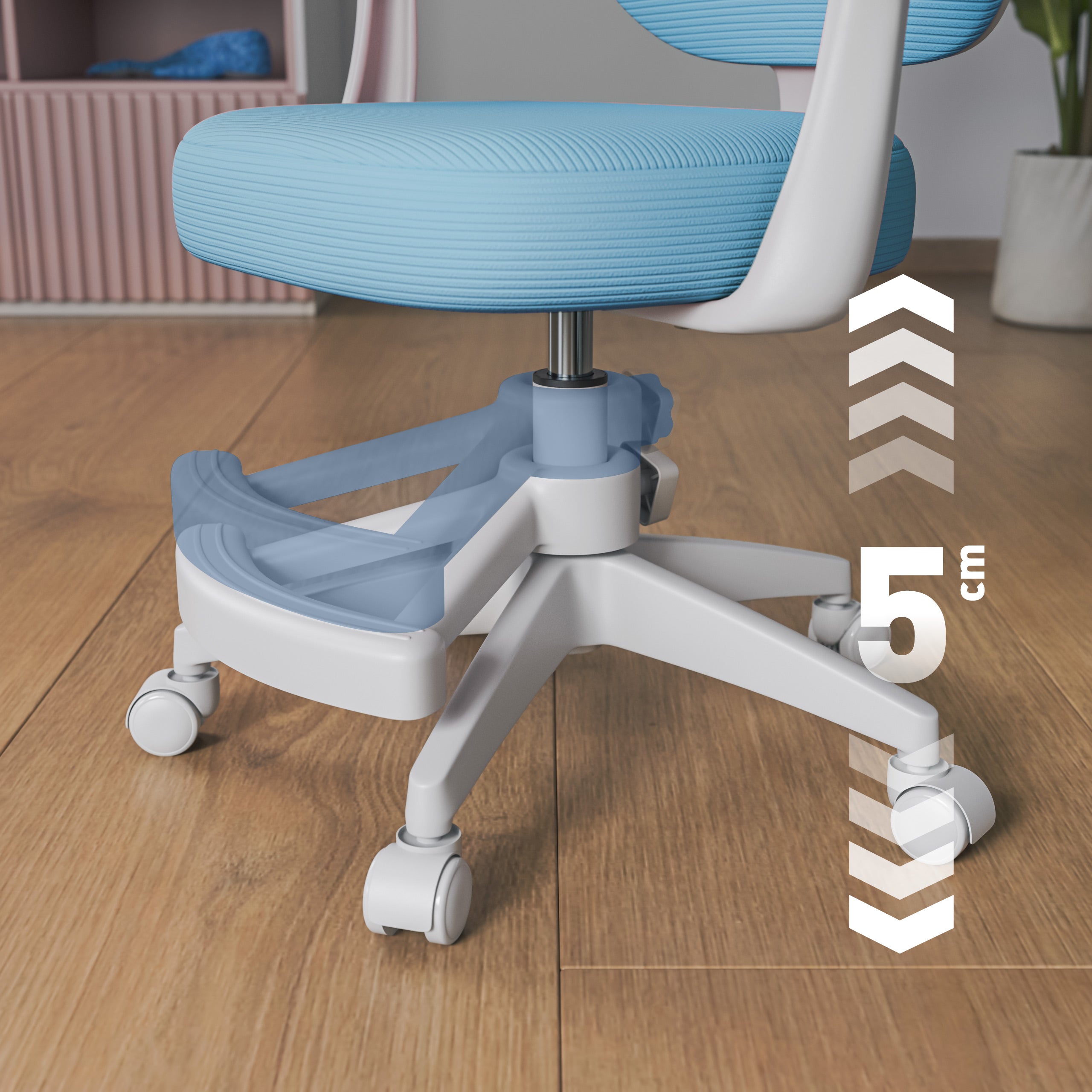 Mark Adler Junior 3.1 Blue draaistoel voor kinderen