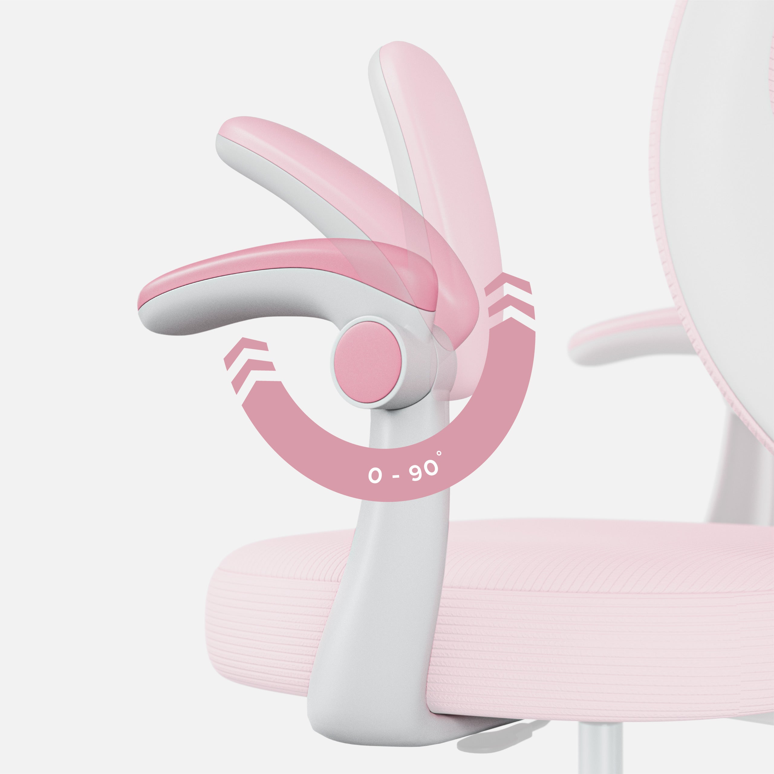 Mark Adler Junior 3.1 Pink draaistoel voor kinderen