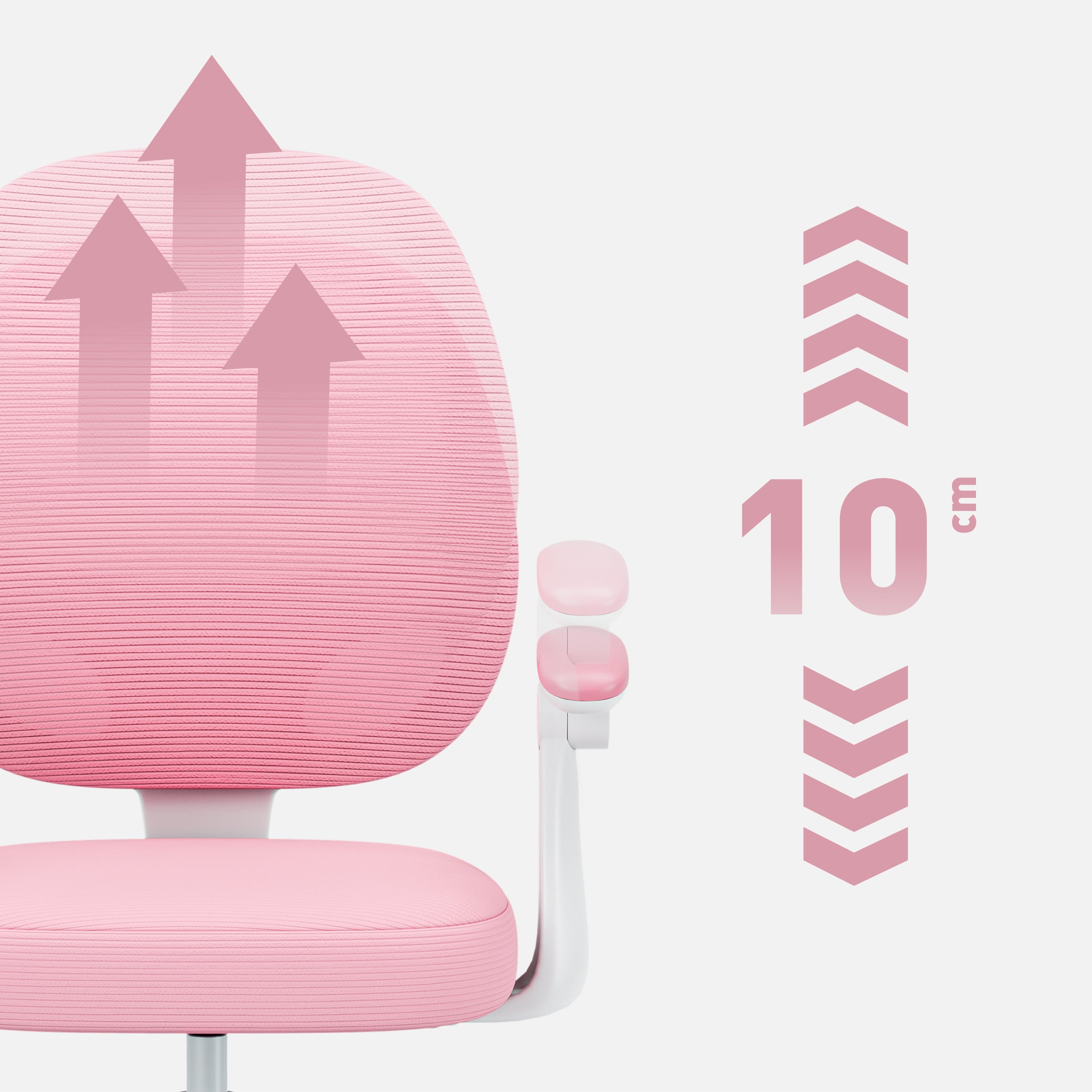 Mark Adler Junior 3.1 Pink draaistoel voor kinderen
