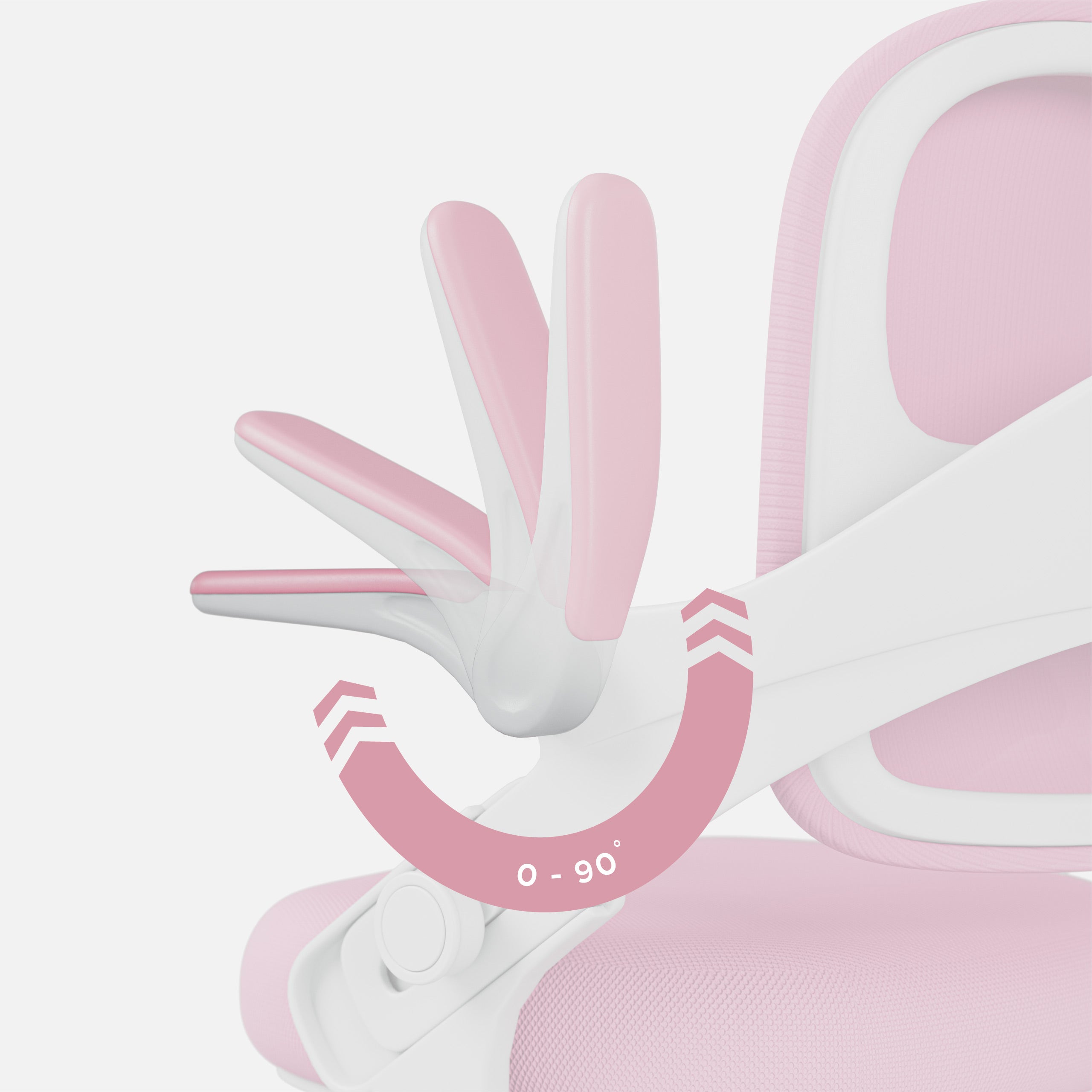 Mark Adler Junior 4.3 Pink bureaustoel voor kinderen