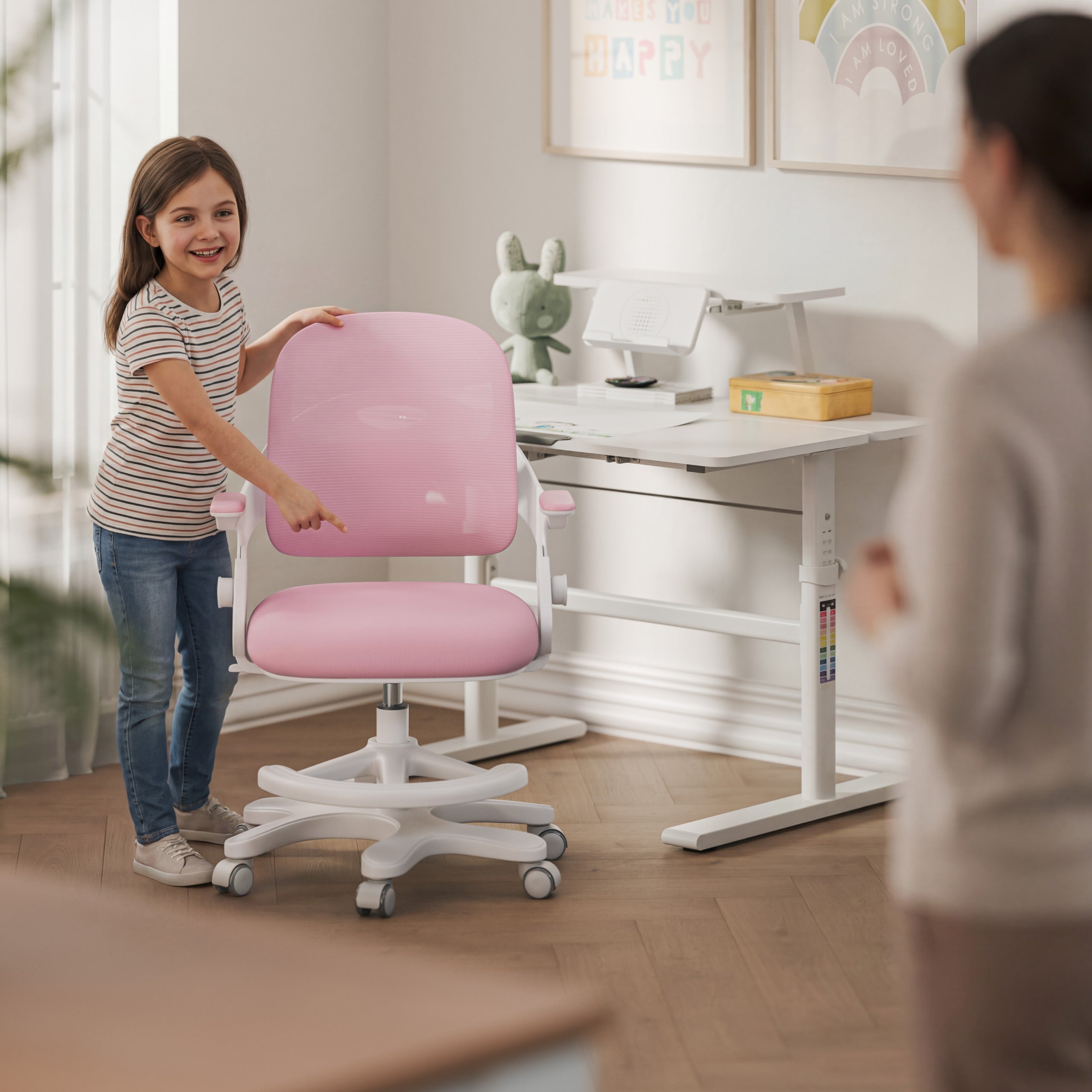 Mark Adler Junior 4.3 Pink bureaustoel voor kinderen