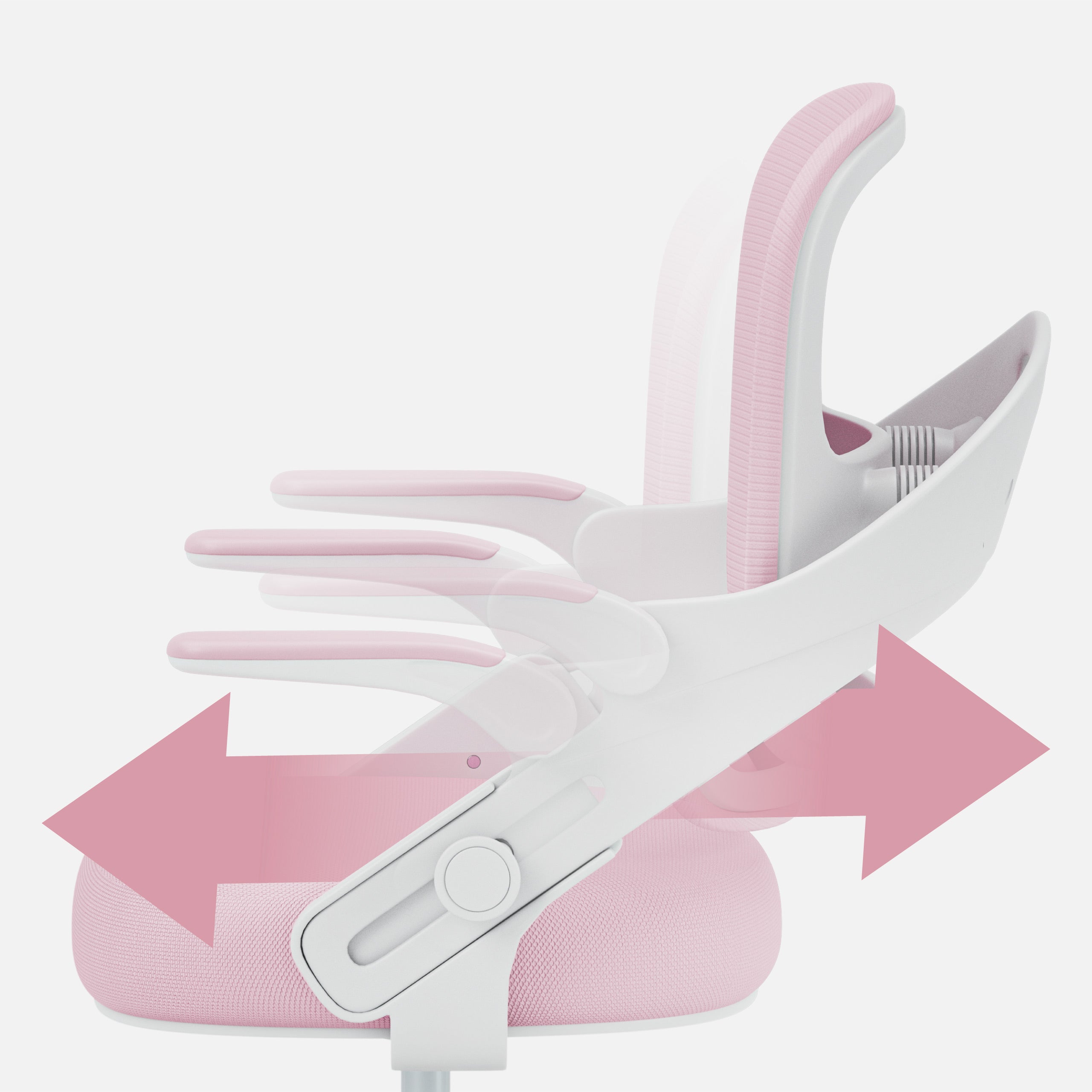 Mark Adler Junior 4.3 Pink bureaustoel voor kinderen