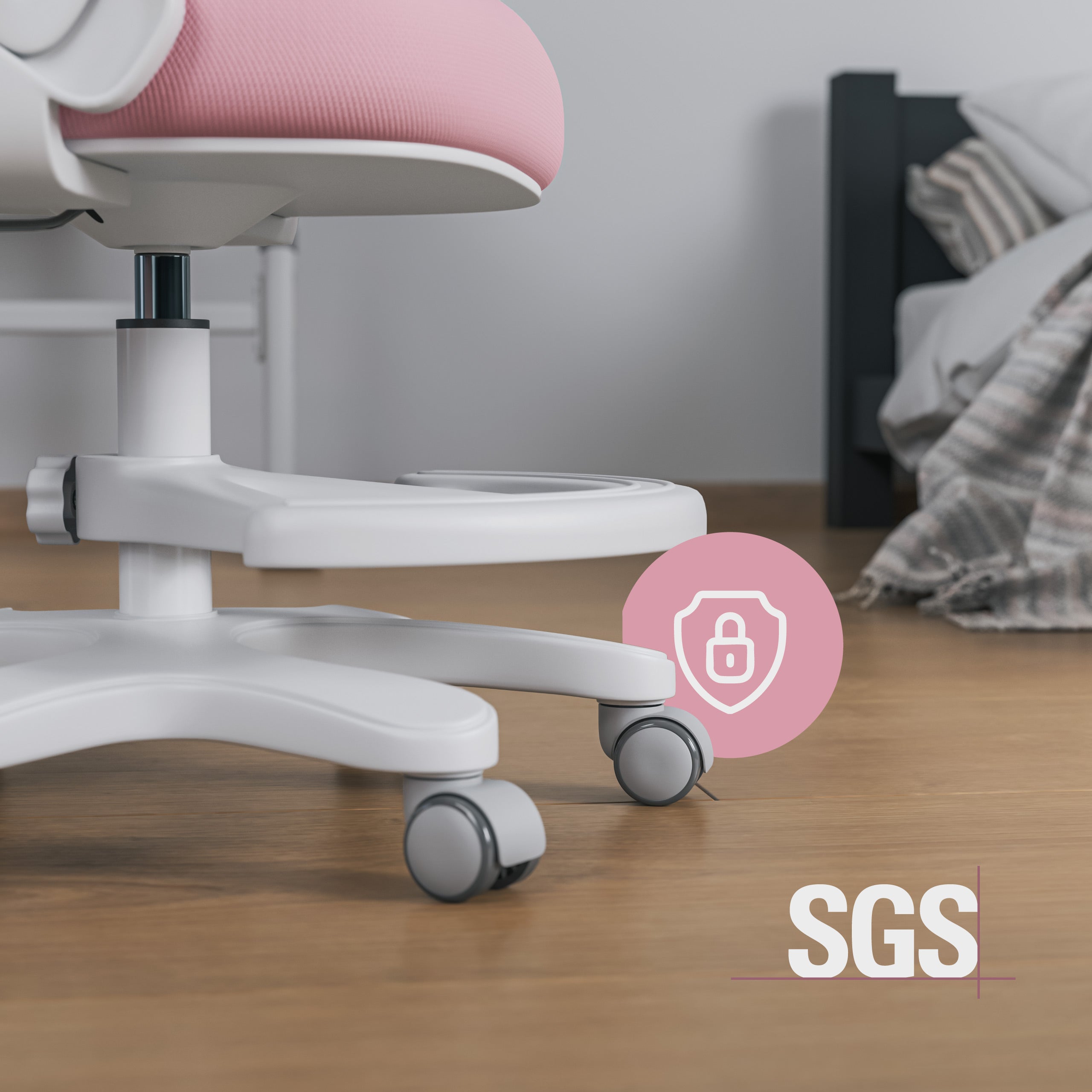 Mark Adler Junior 4.3 Pink bureaustoel voor kinderen