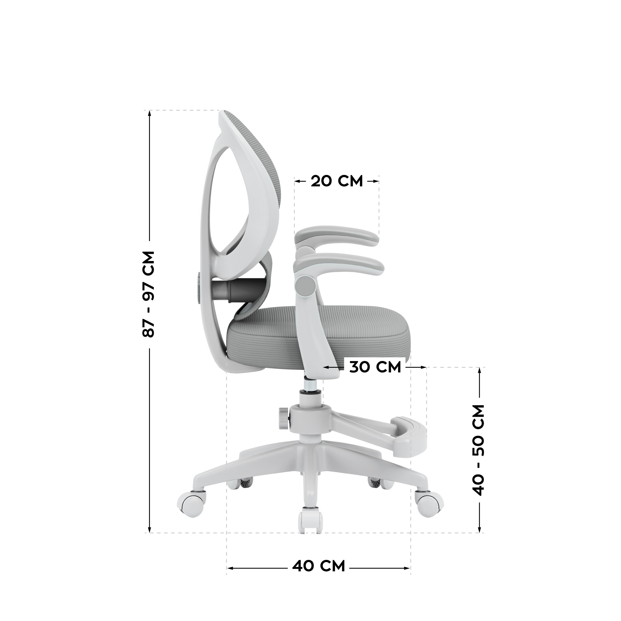 Bureaustoel voor kinderen Mark Adler Junior 4.5 Grey