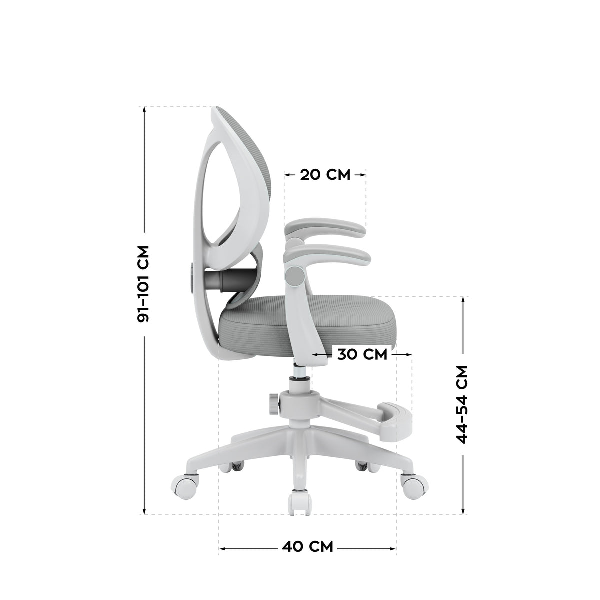 Bureaustoel voor kinderen Mark Adler Junior 4.5 Grey