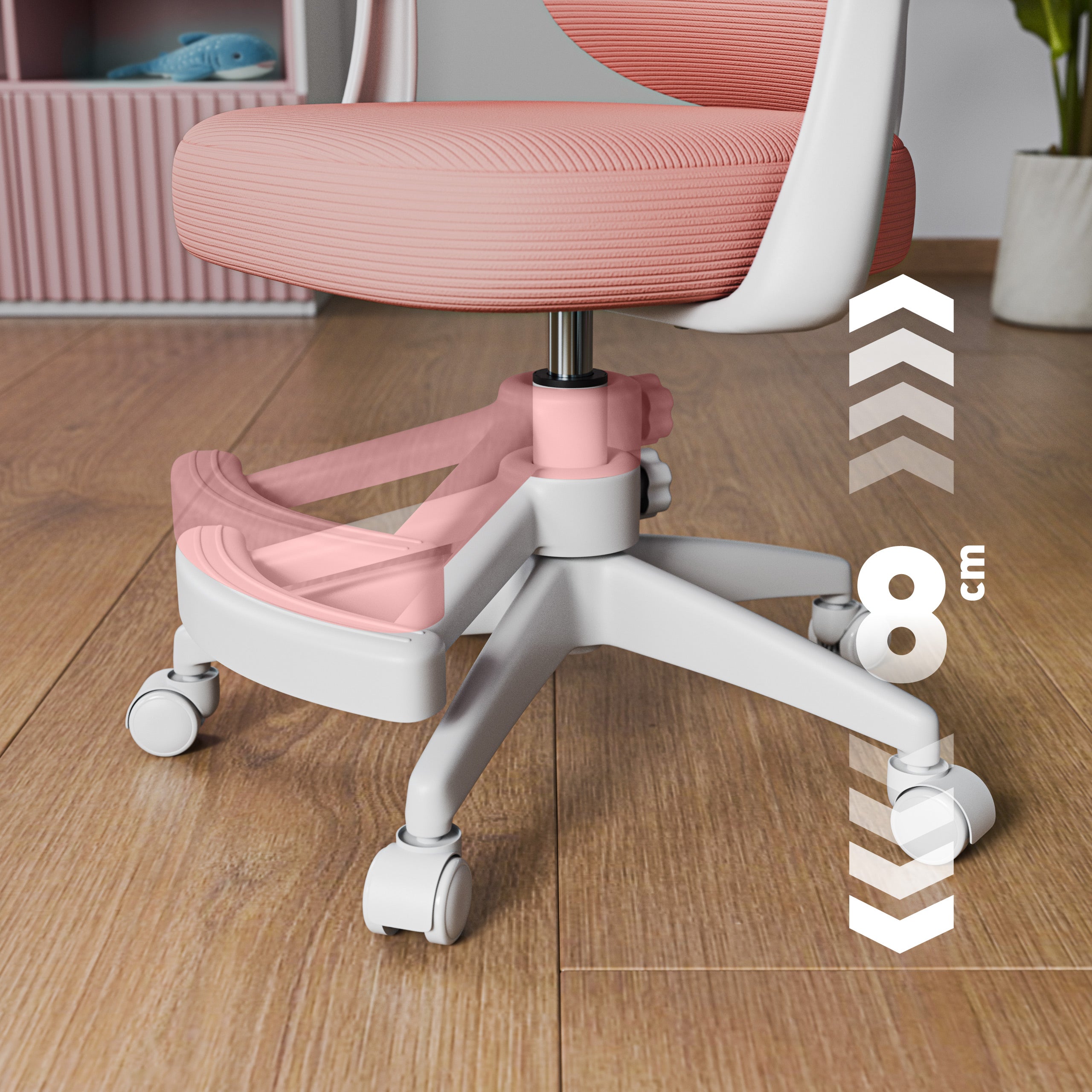 Mark Adler Junior 4.5 Pink bureaustoel voor kinderen
