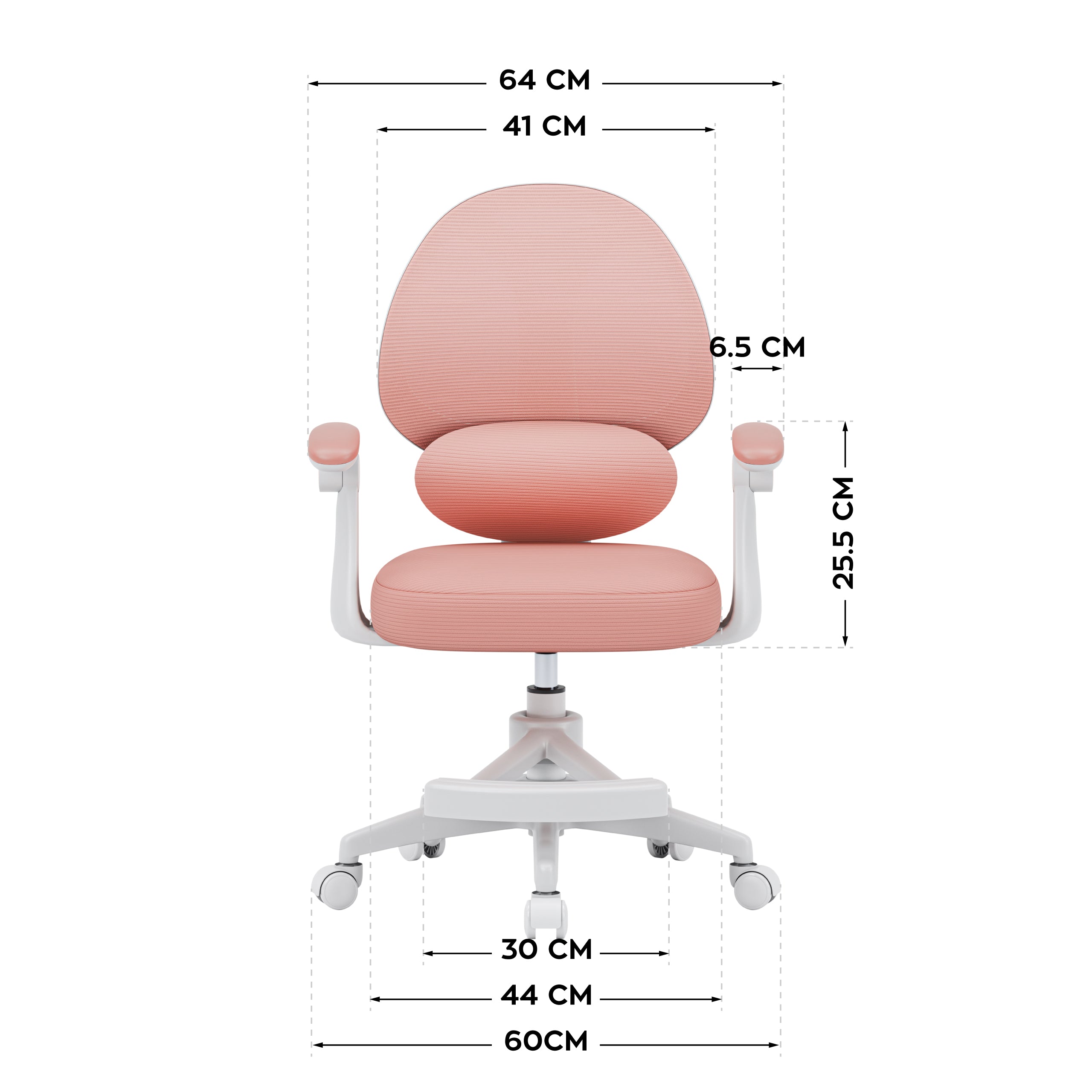 Mark Adler Junior 4.5 Pink bureaustoel voor kinderen
