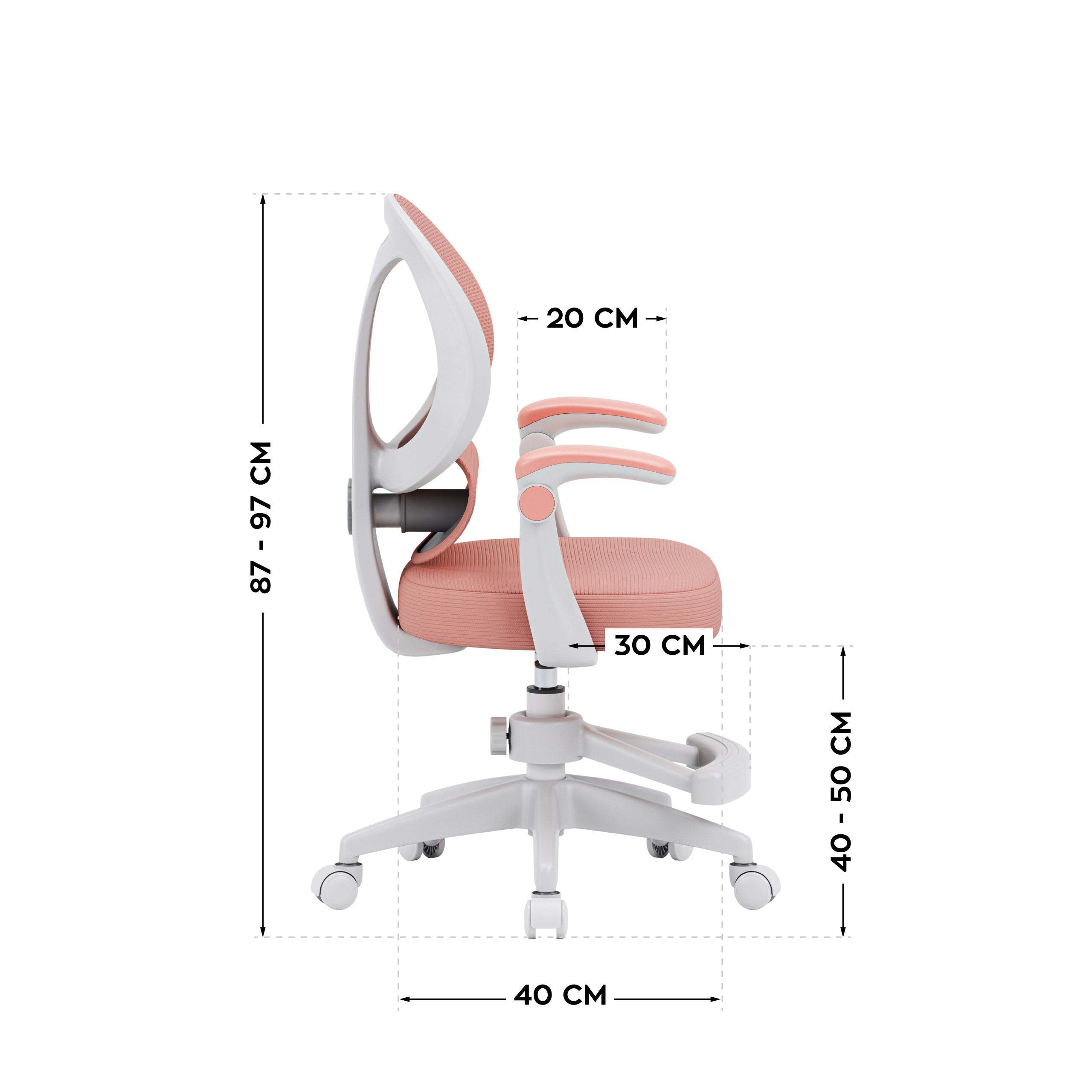 Mark Adler Junior 4.5 Pink bureaustoel voor kinderen
