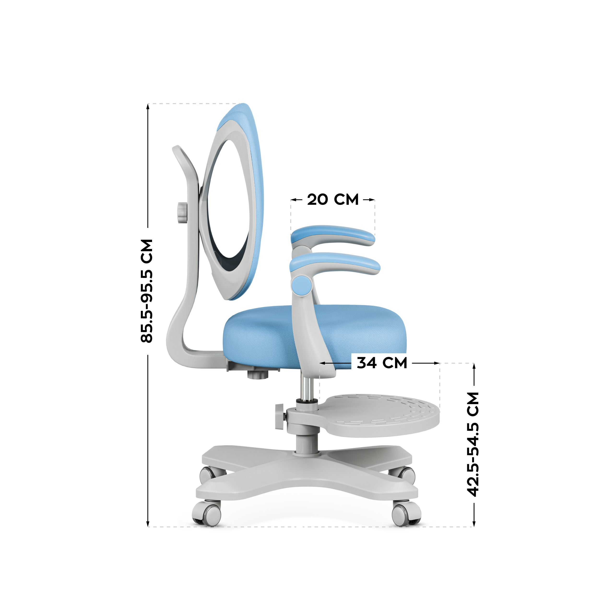 Ergonomische kinderfauteuil Mark Adler Junior 4.6 Blue