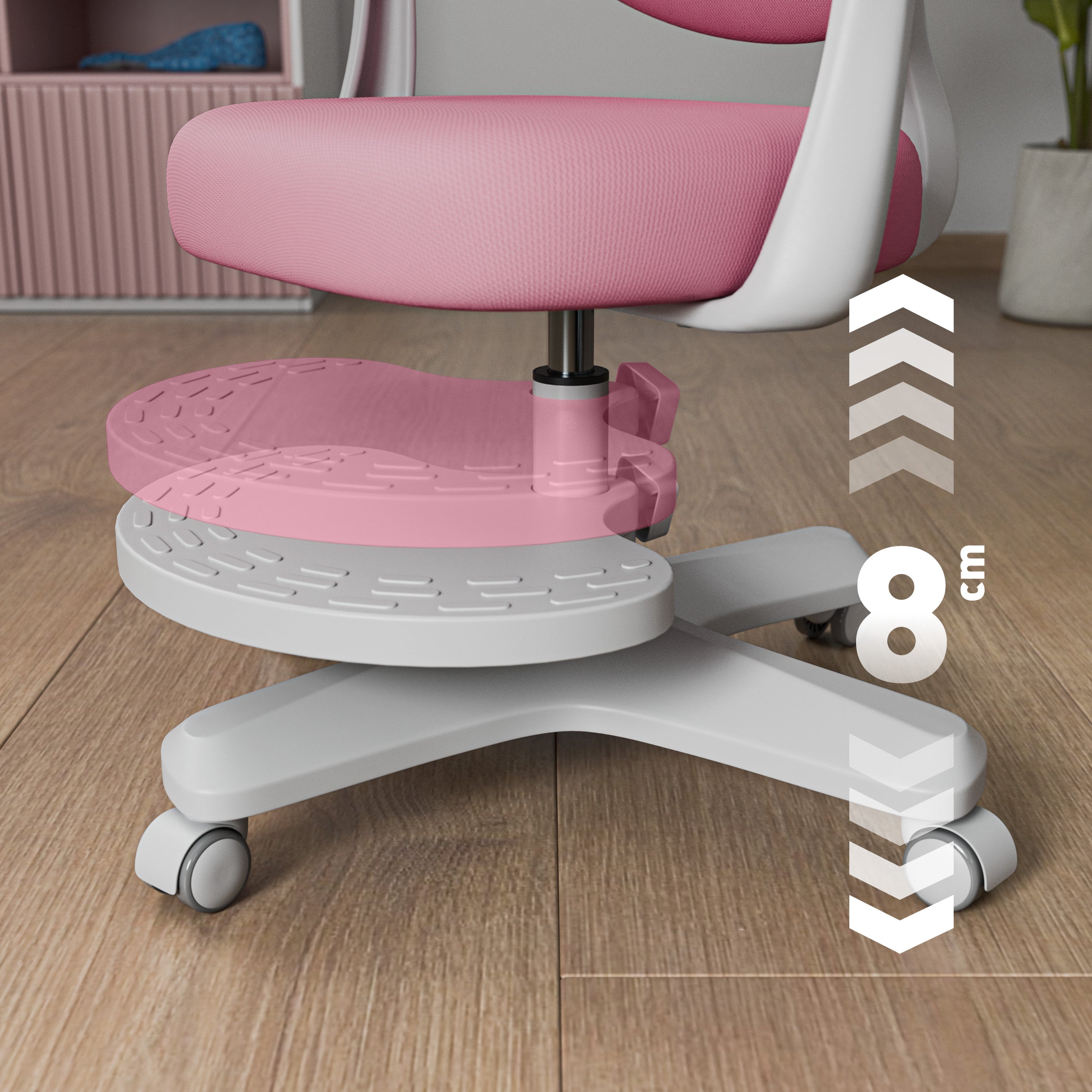 Ergonomische kinderfauteuil Mark Adler Junior 4.6 Pink