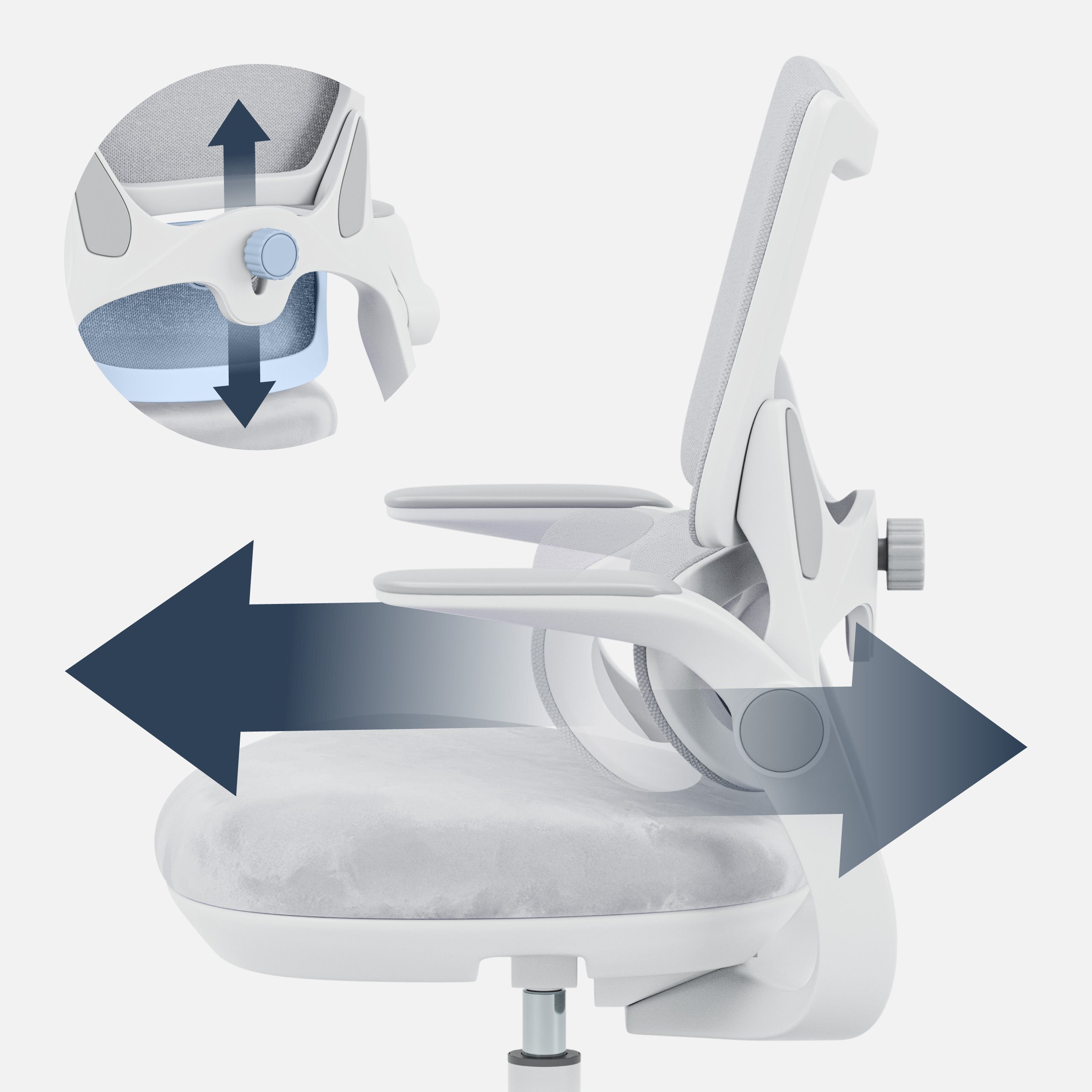 Bureaustoel voor kinderen Mark Adler Junior 5.7 Grey