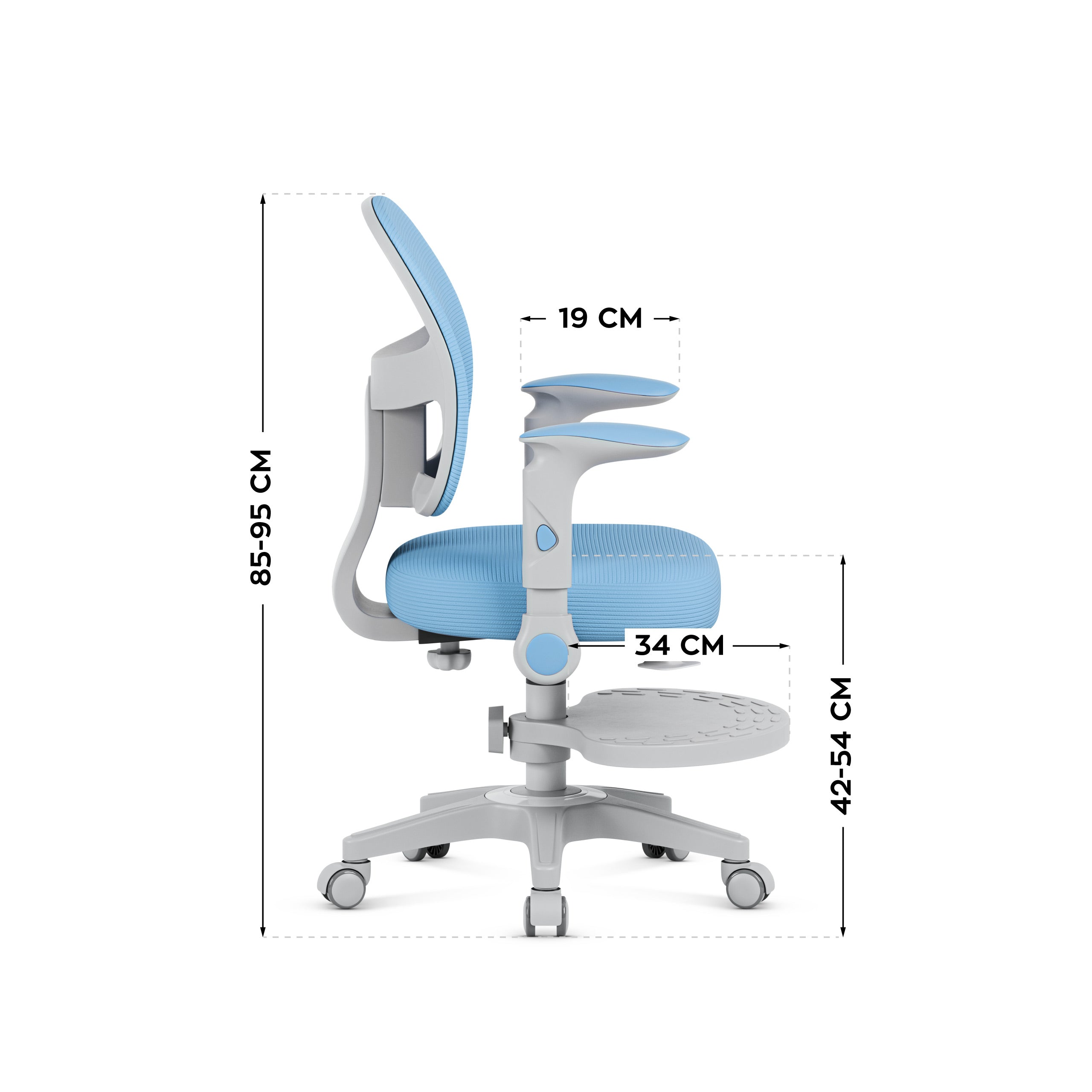 Mark Adler JUNIOR 5.0 Blue draaistoel