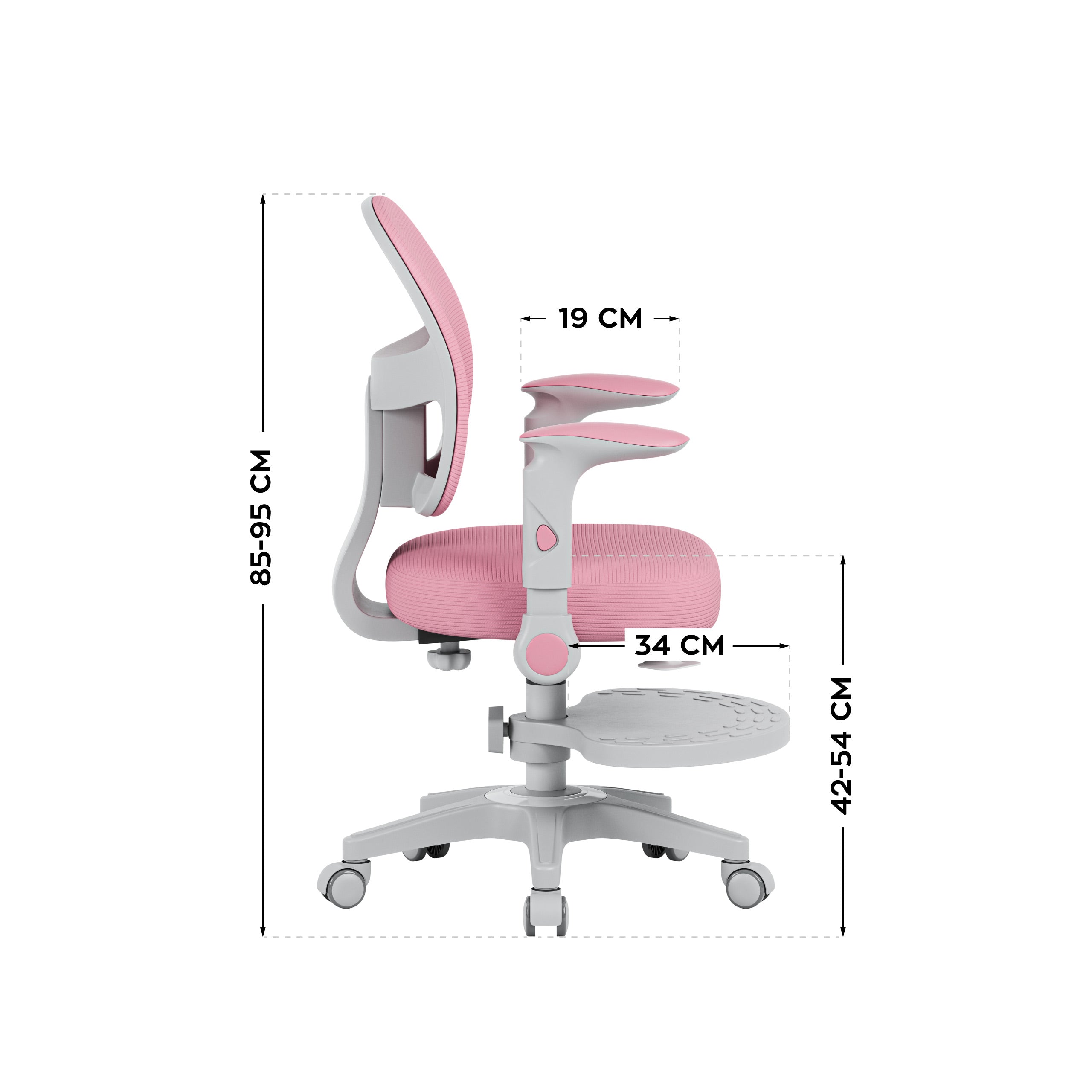 Mark Adler JUNIOR 5.0 Pink draaistoel