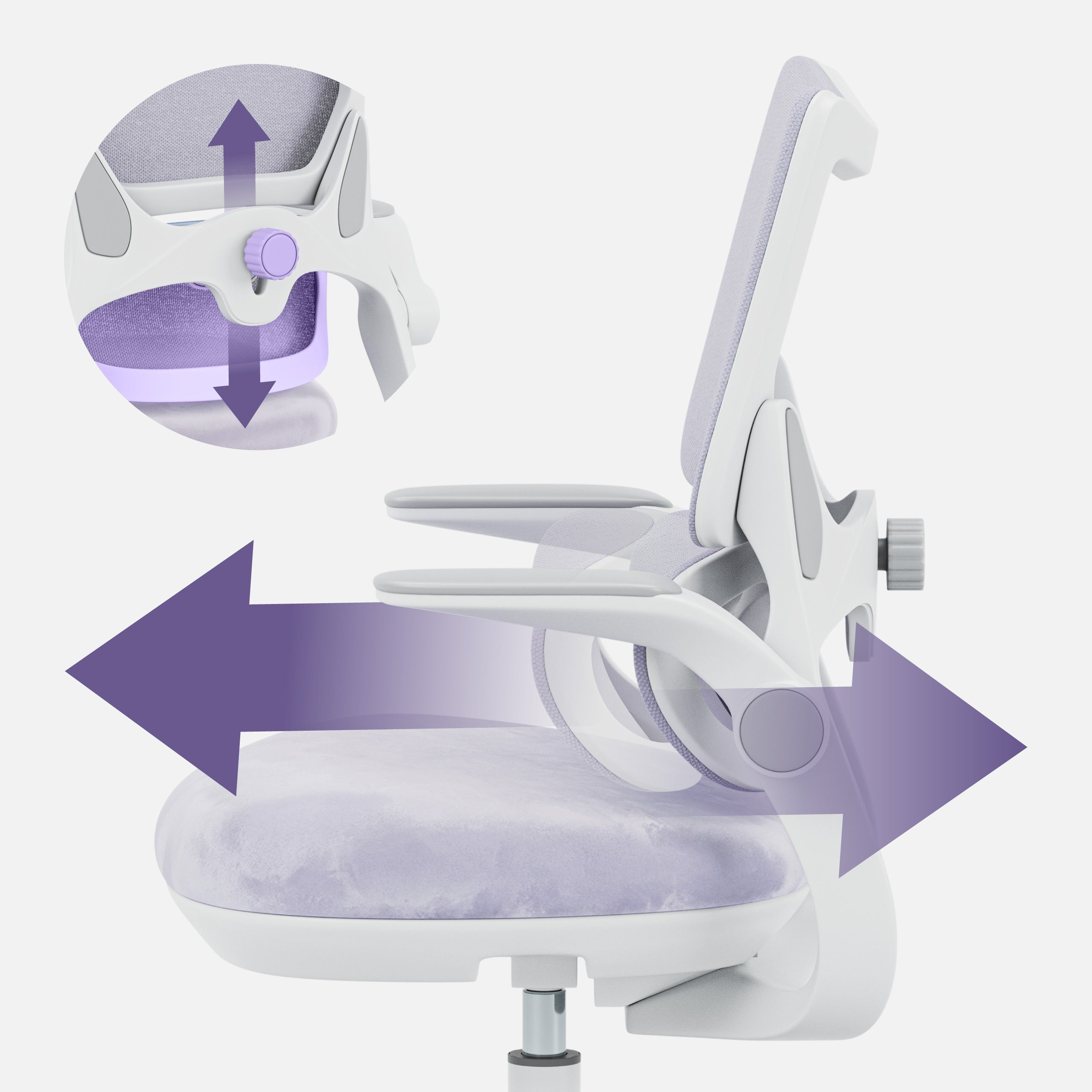 Bureaustoel voor kinderen Mark Adler Junior 5.7 Purple