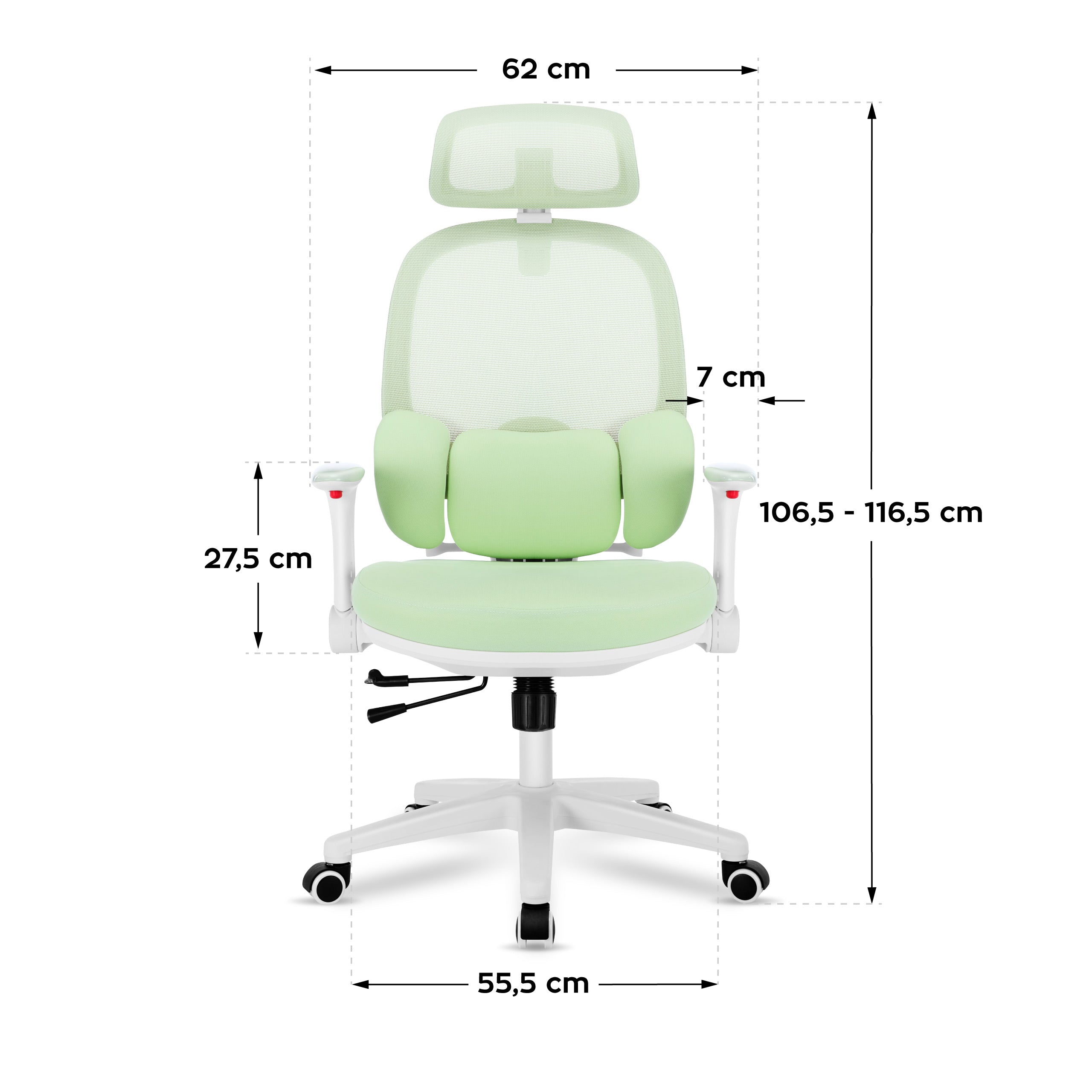 Ergonomische kinderfauteuil Mark Adler Junior 6.3 Green