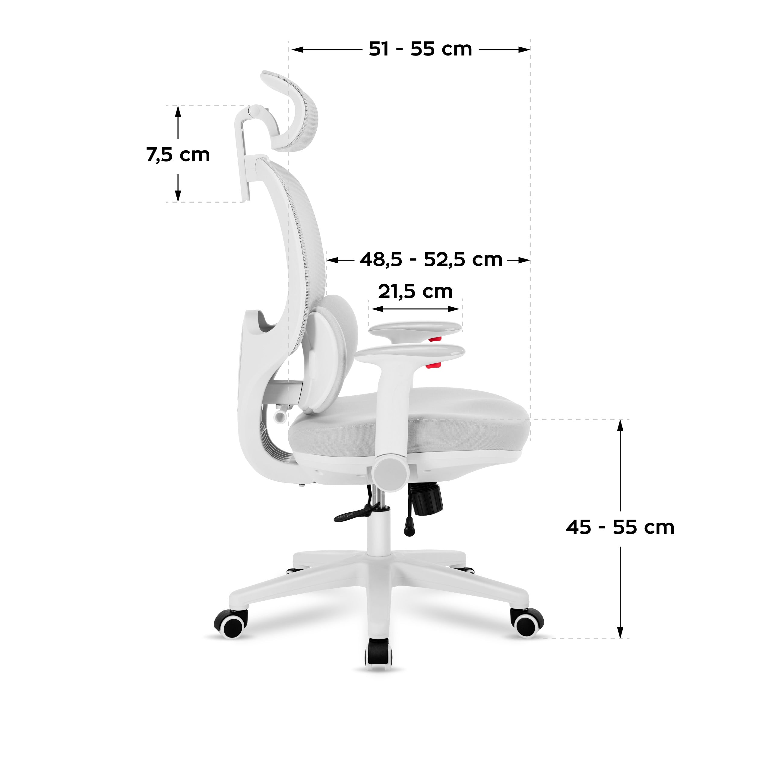 Ergonomische kinderfauteuil Mark Adler Junior 6.3 Grey