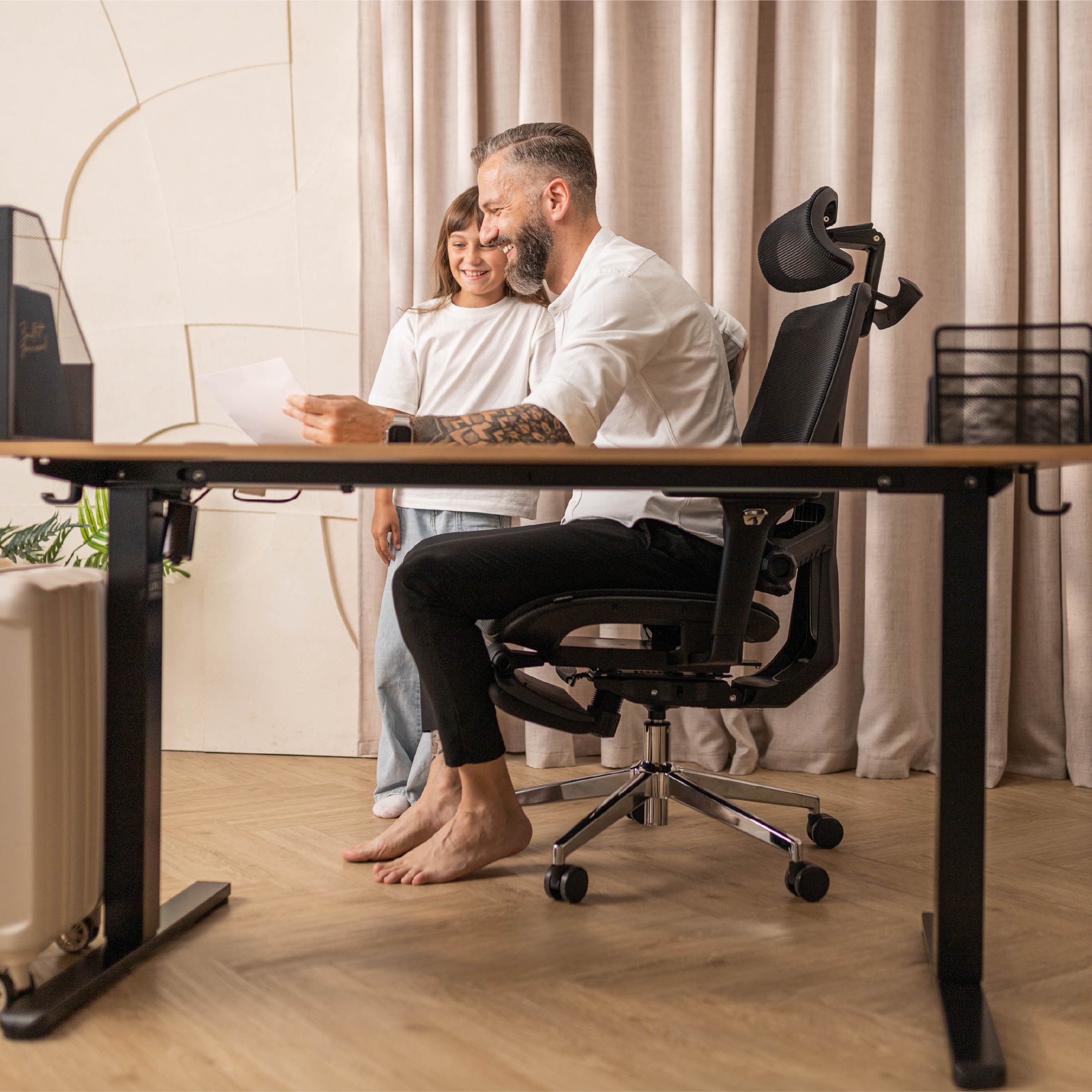Mark Adler Leader 7.3 Craft elektrisch verstelbaar bureau, 140 cm