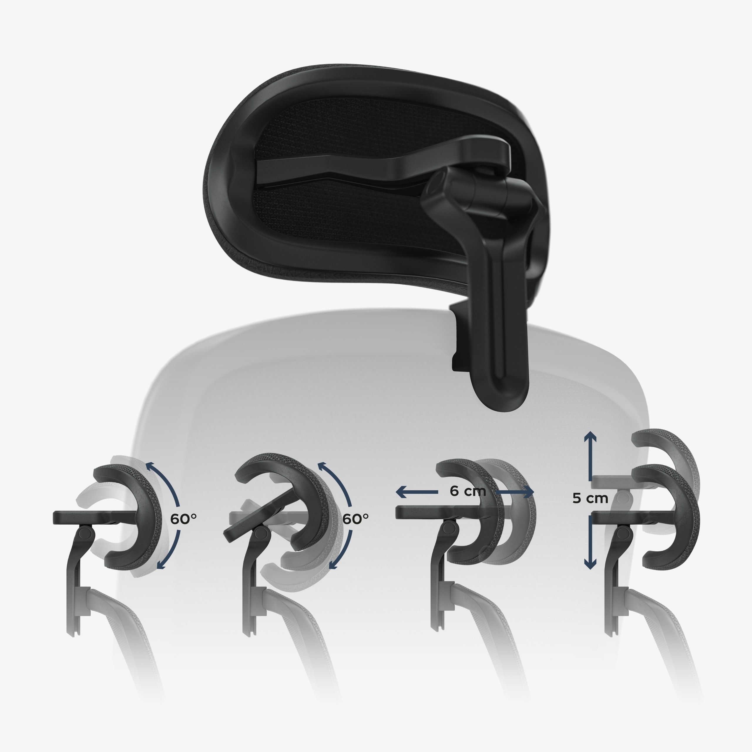 Mark Adler Leadpro 6.0 Black bureaustoel met massagefunctie