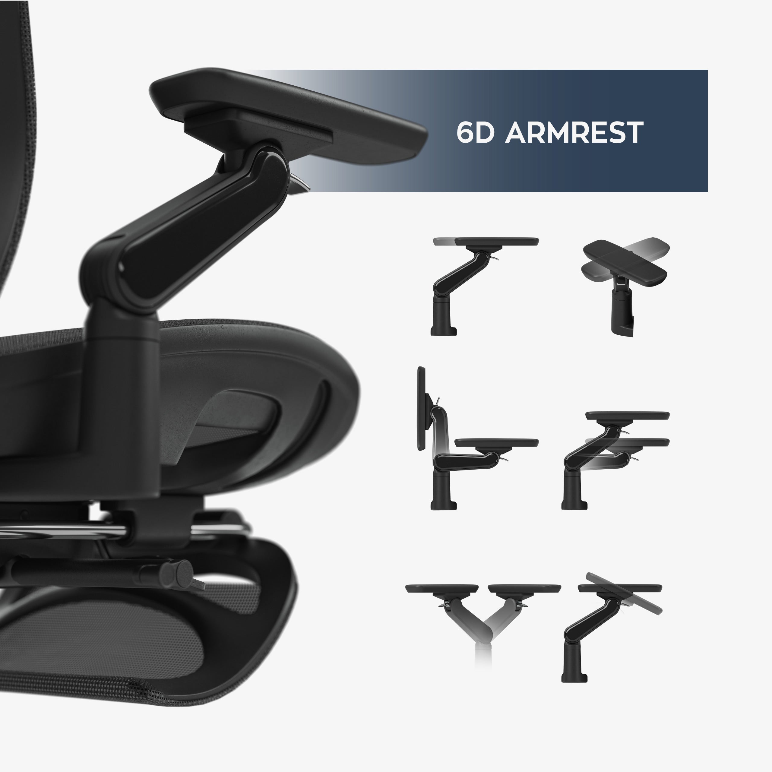 Ergonomische fauteuil met massagefunctie Mark Adler Leadpro 8.7 Black