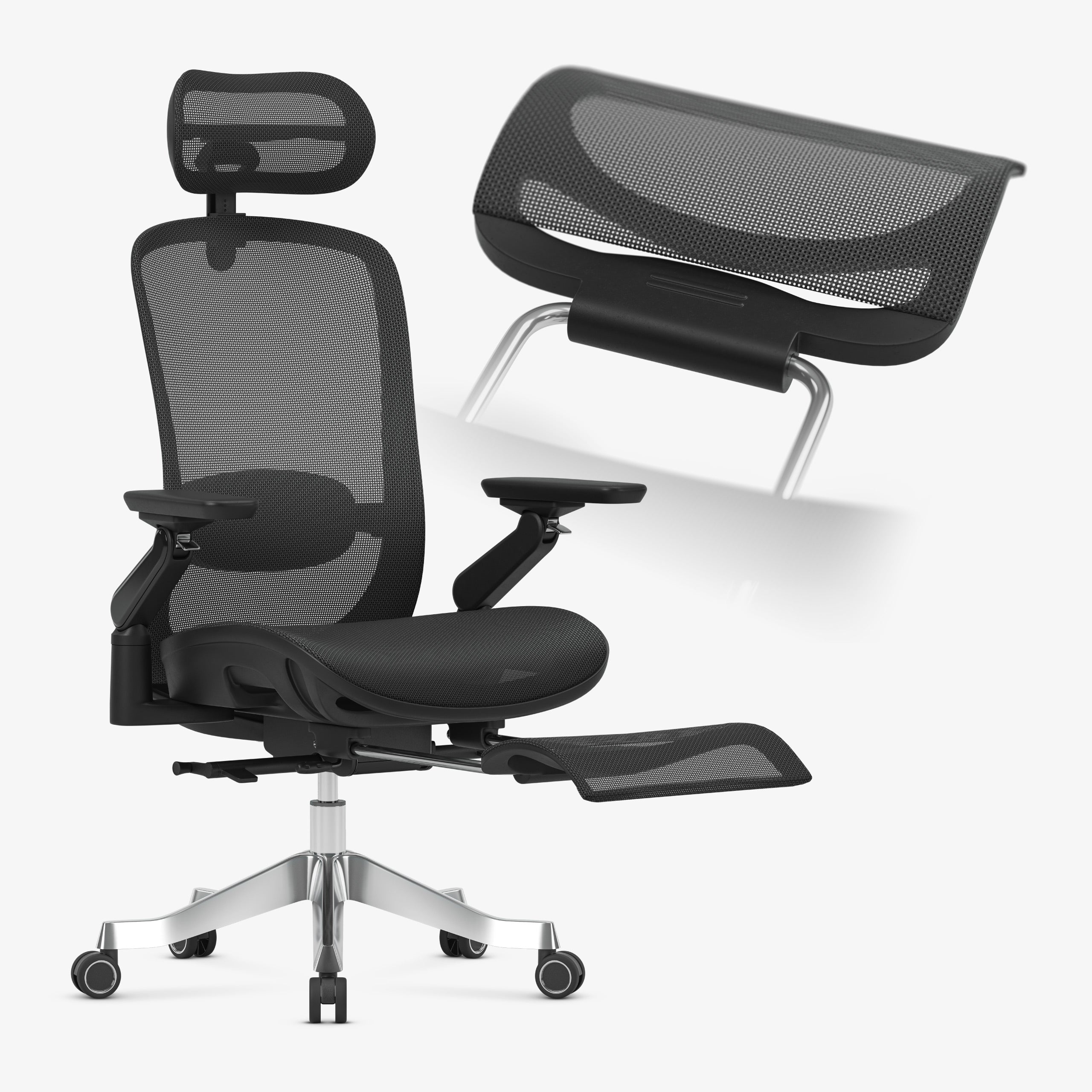 Ergonomische fauteuil met massagefunctie Mark Adler Leadpro 8.7 Black