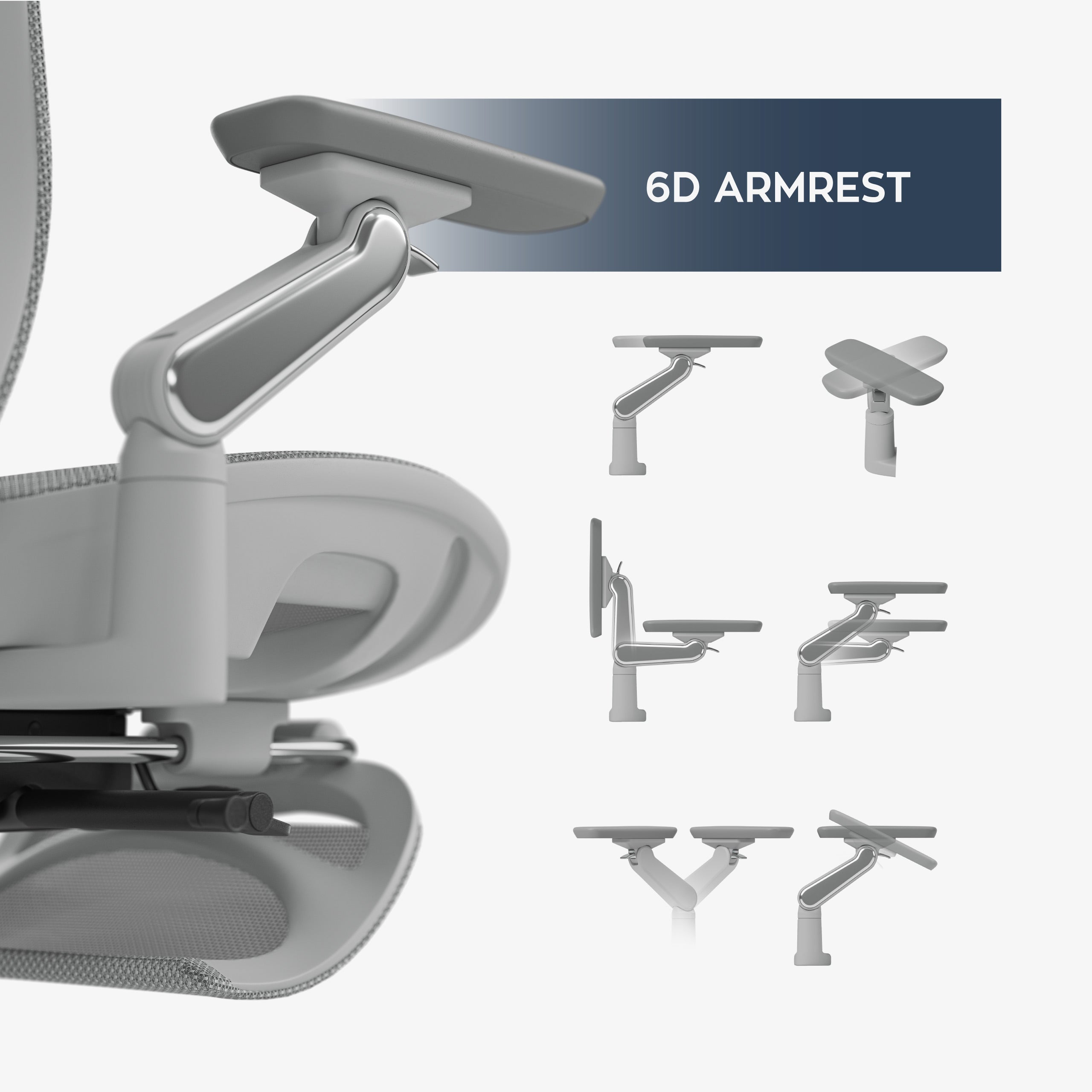 Ergonomische massagestoel Mark Adler Leadpro 8.7 Grey