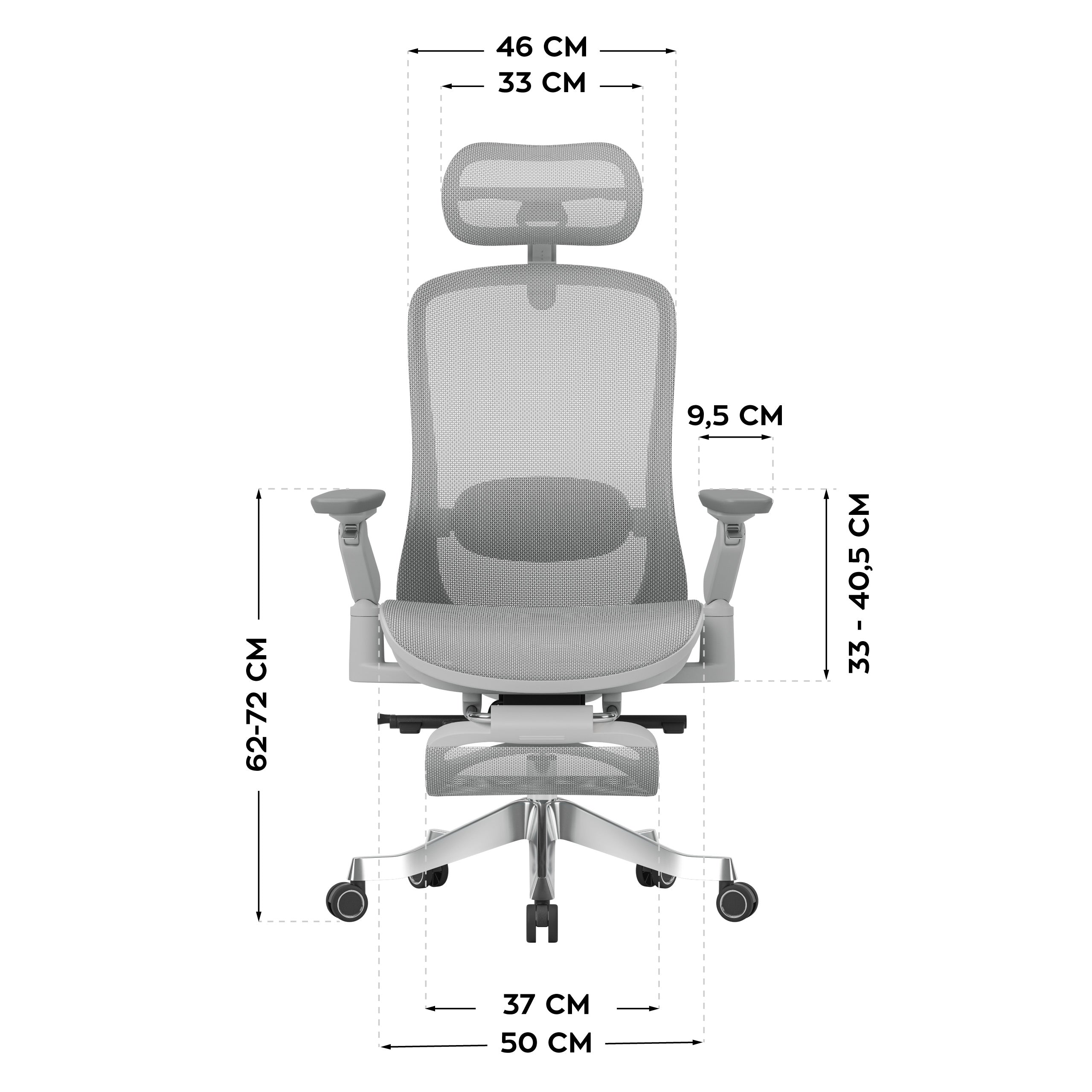 Ergonomische massagestoel Mark Adler Leadpro 8.7 Grey