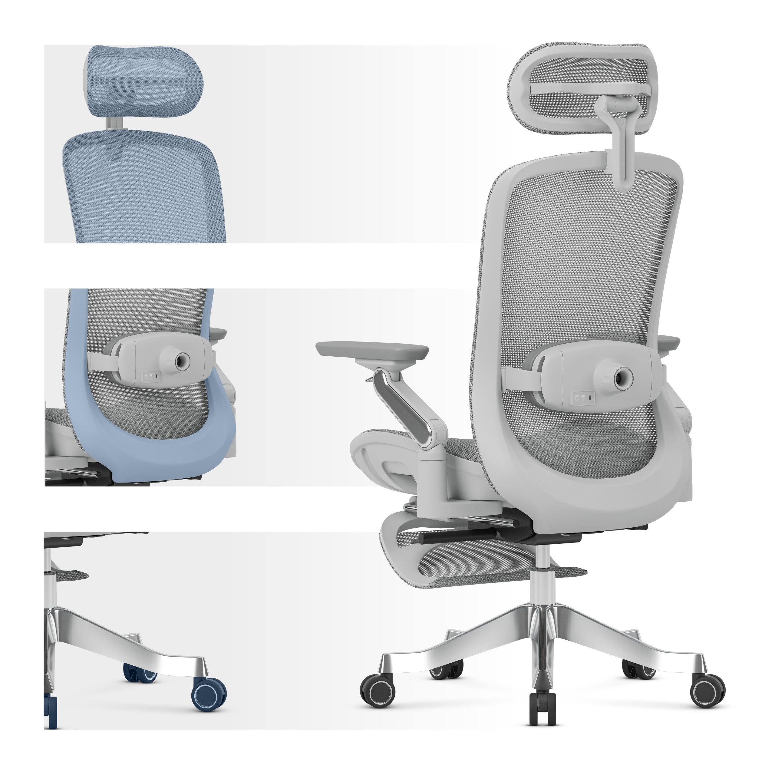 Ergonomische massagestoel Mark Adler Leadpro 8.7 Grey