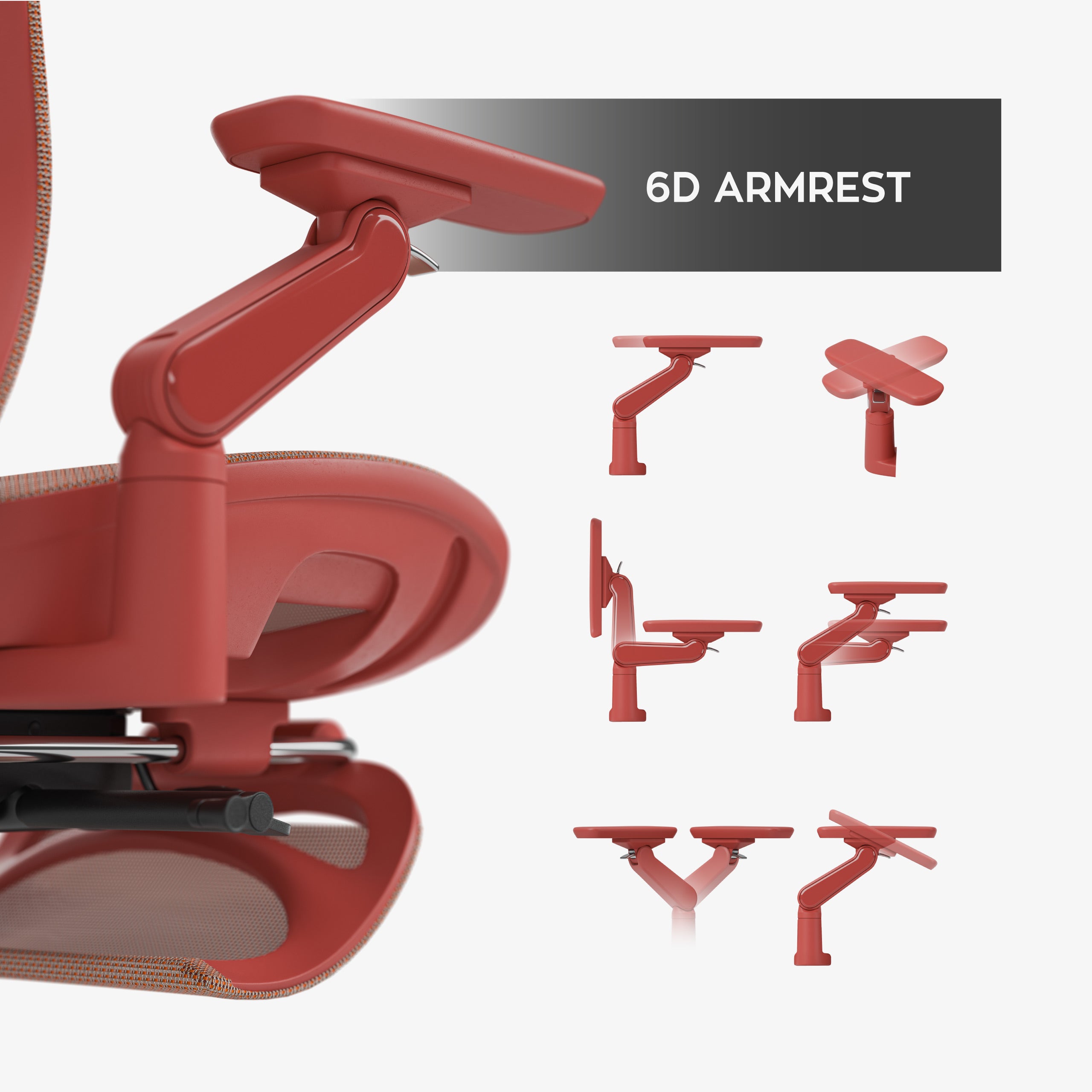 Ergonomische massagestoel Mark Adler Leadpro 8.7 Red