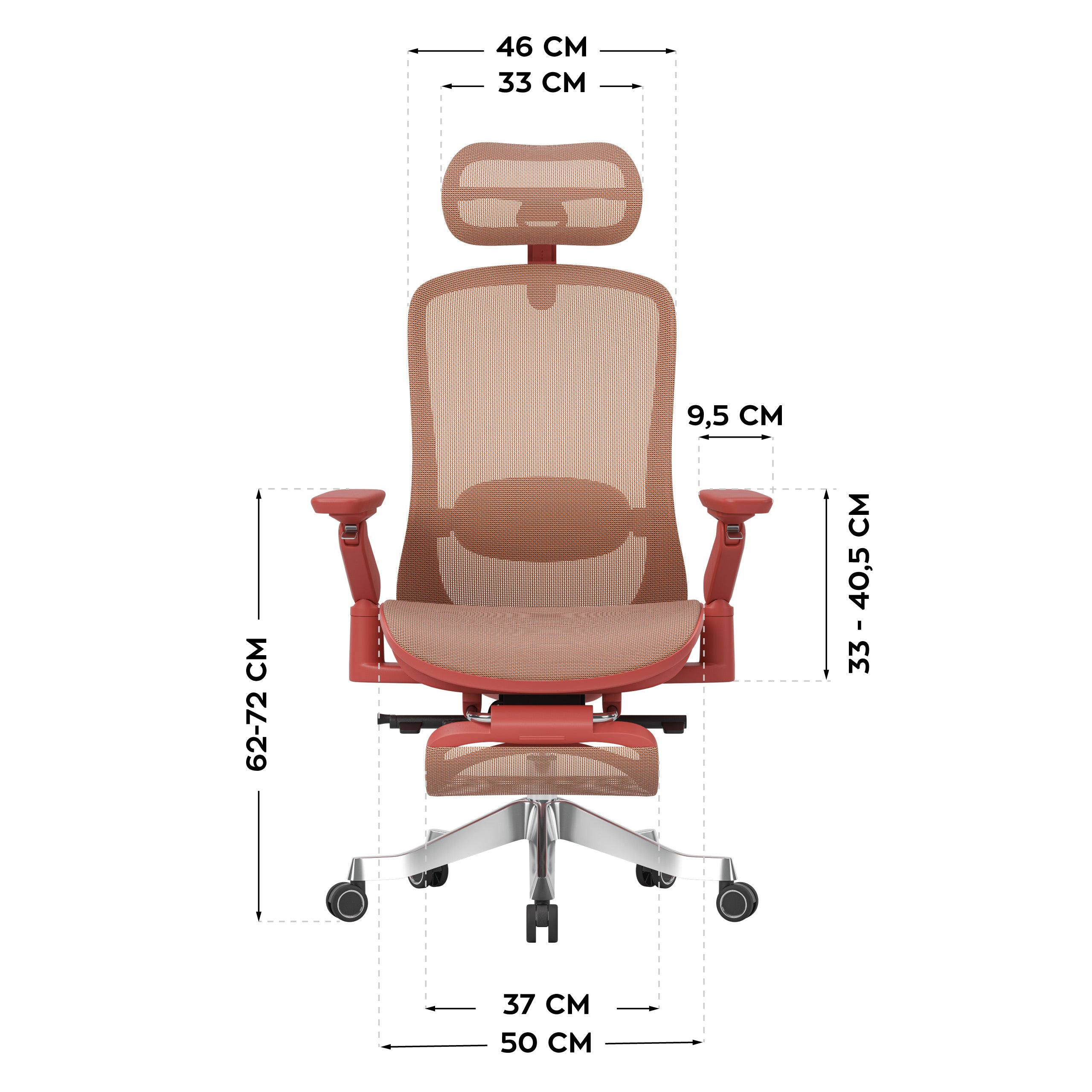 Ergonomische massagestoel Mark Adler Leadpro 8.7 Red