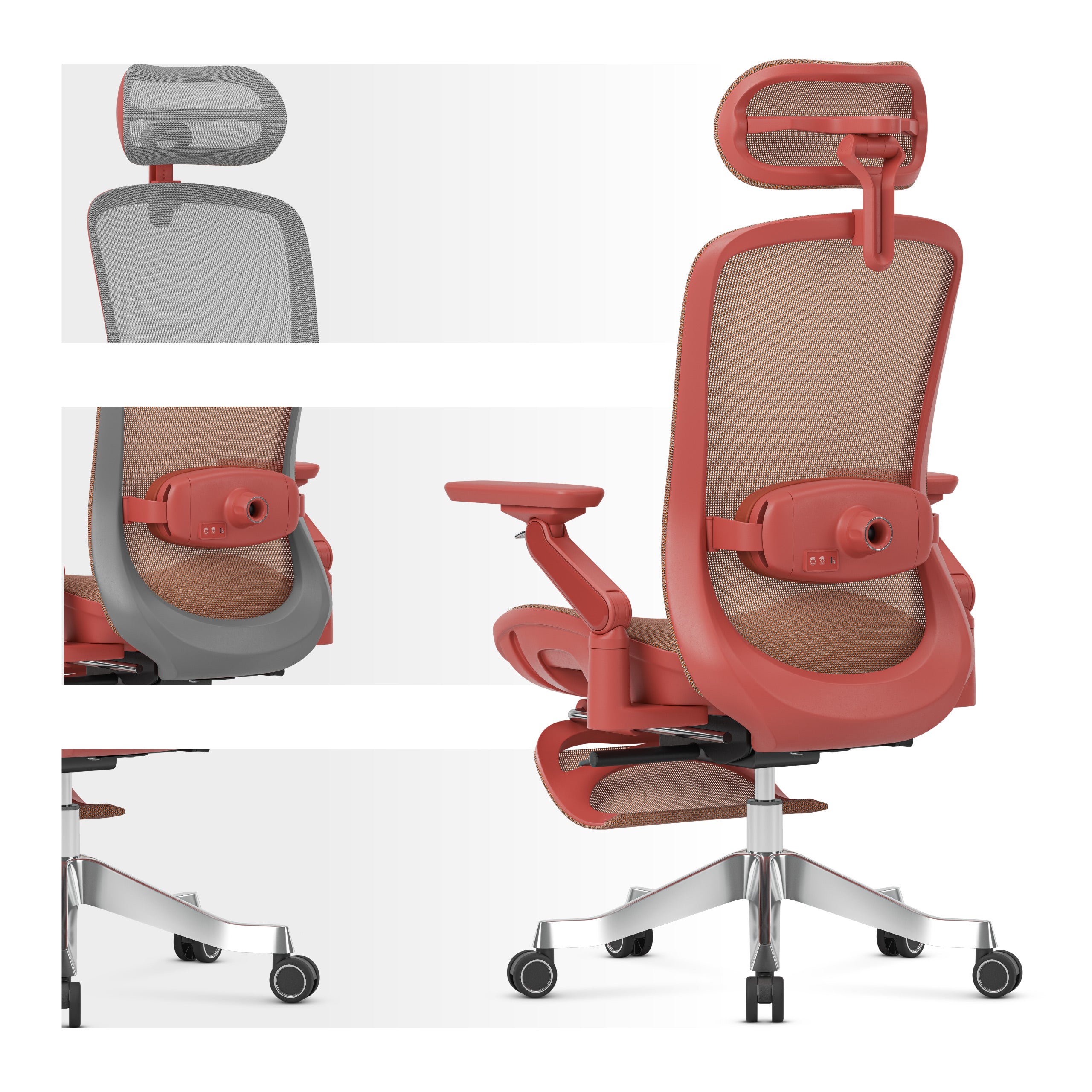 Ergonomische massagestoel Mark Adler Leadpro 8.7 Red