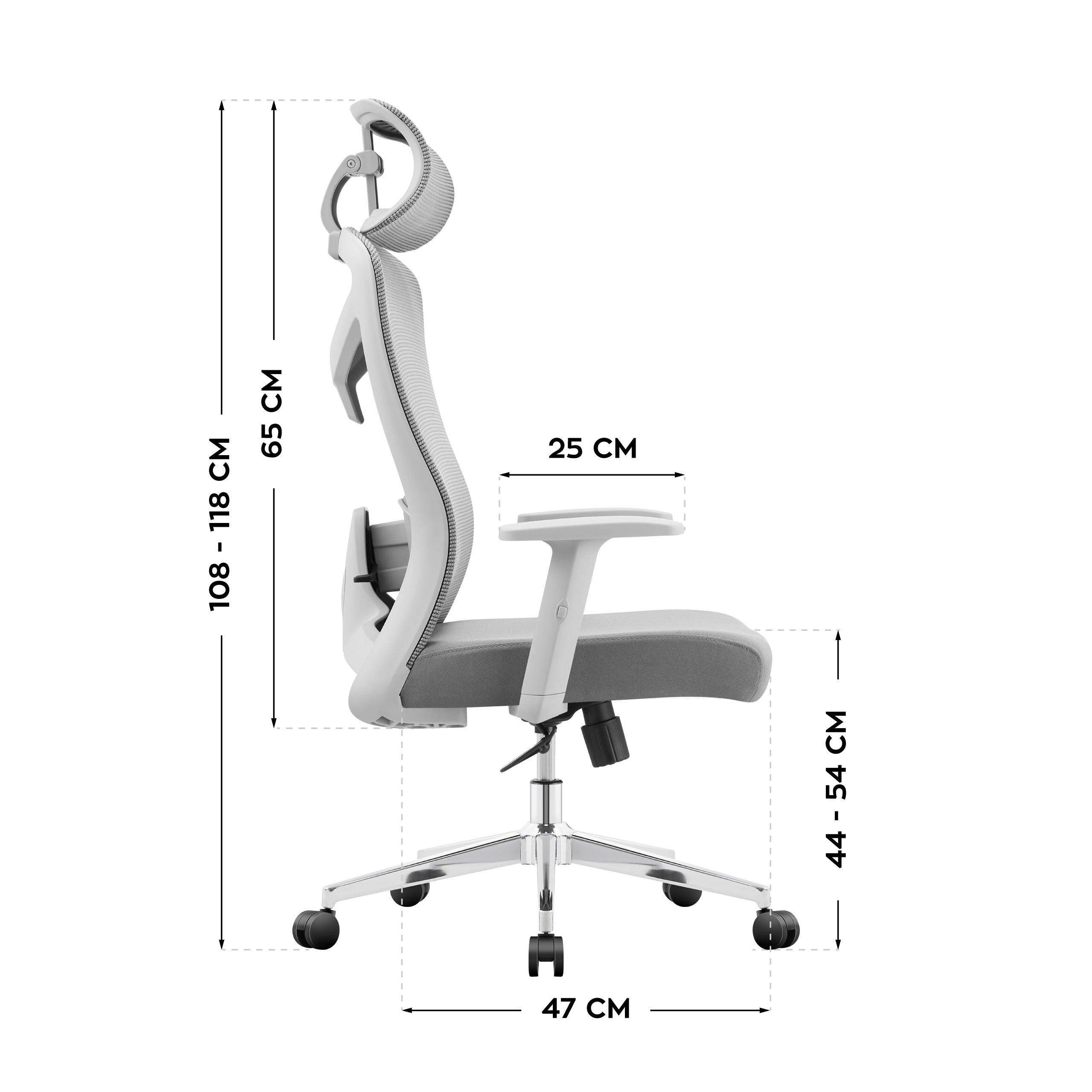 Ergonomische bureaustoel Mark Adler Manager 2.6 Grey