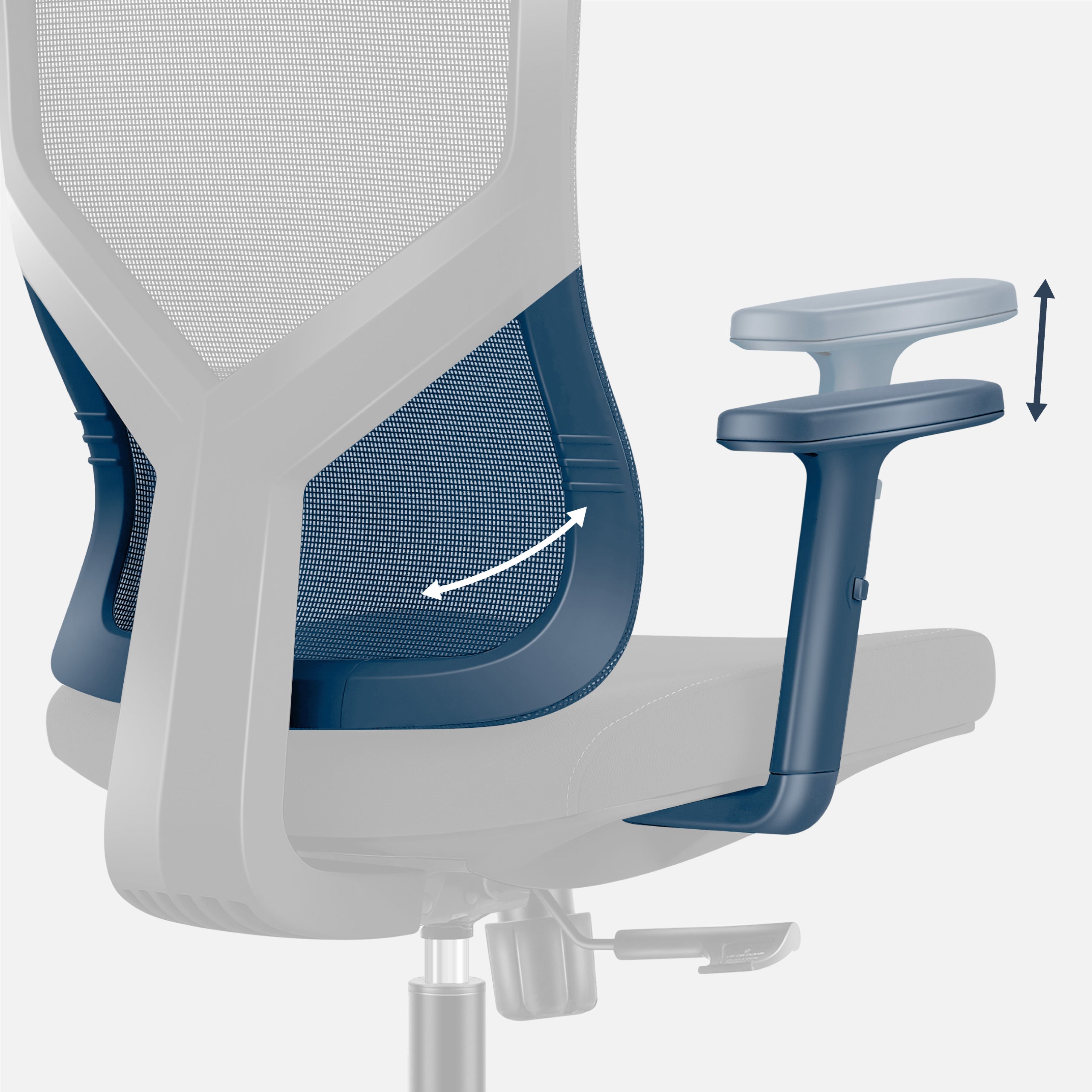 Comfortabele ergonomische fauteuil