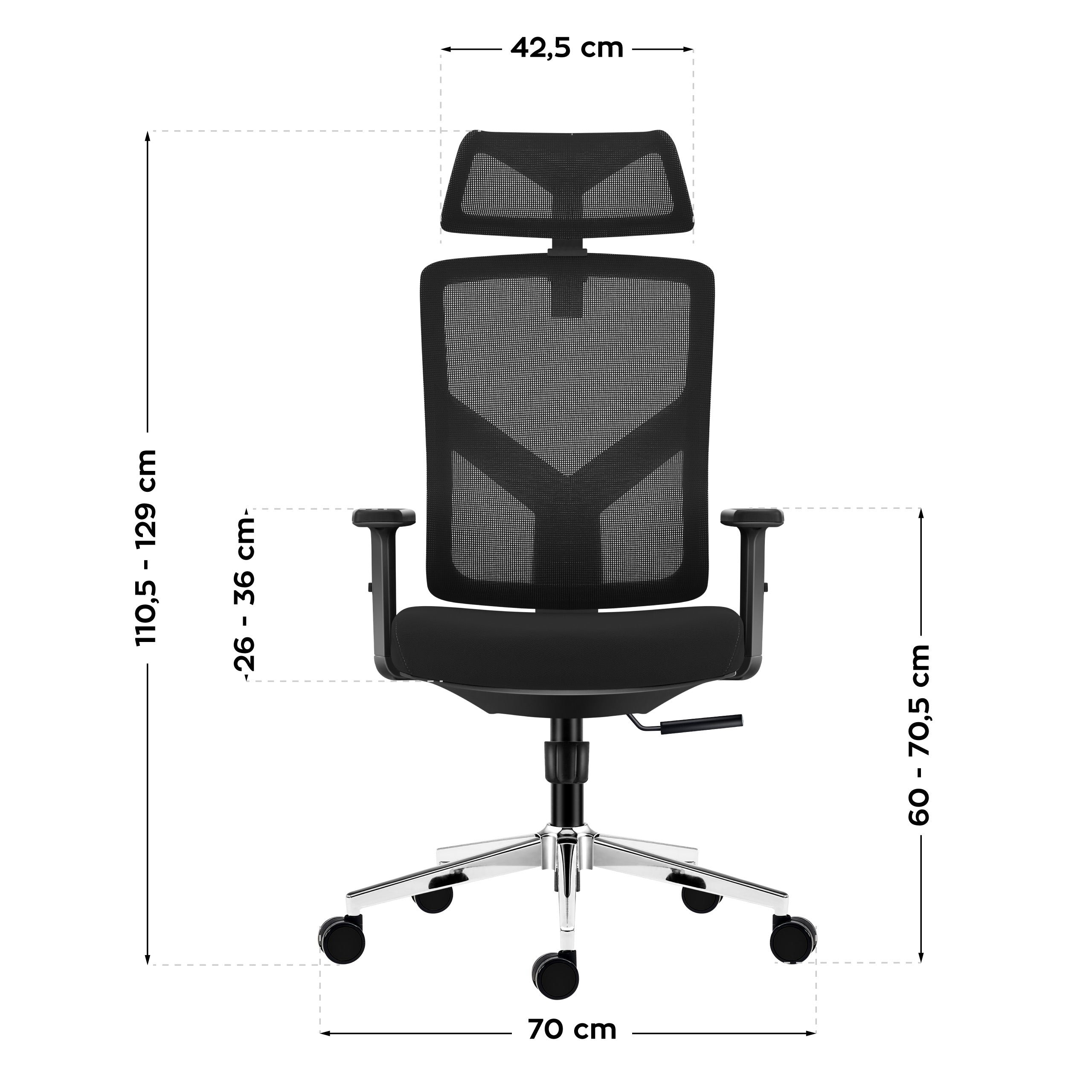 Ergonomische bureaustoel Mark Adler Manager 3.3 Black