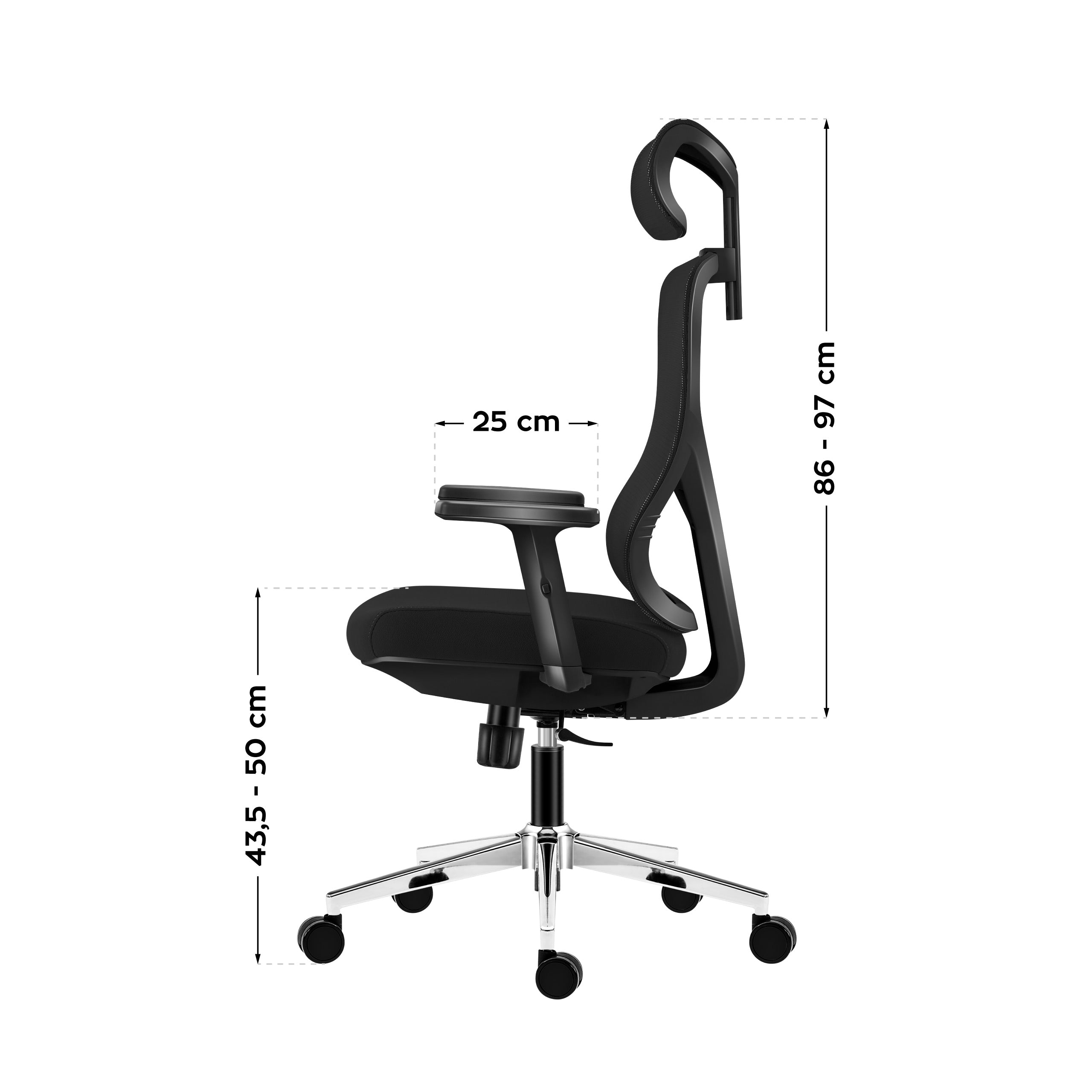 Ergonomische bureaustoel Mark Adler Manager 3.3 Black
