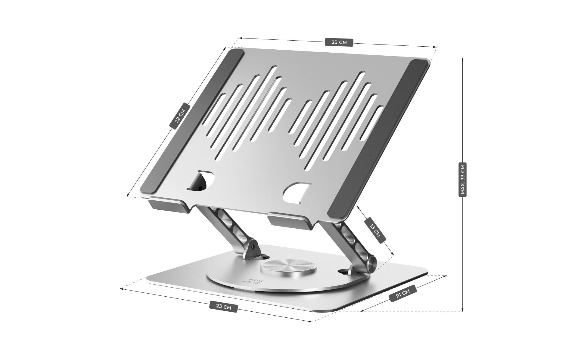 Mark Adler Stand 3.2 – draaibare laptopstandaard