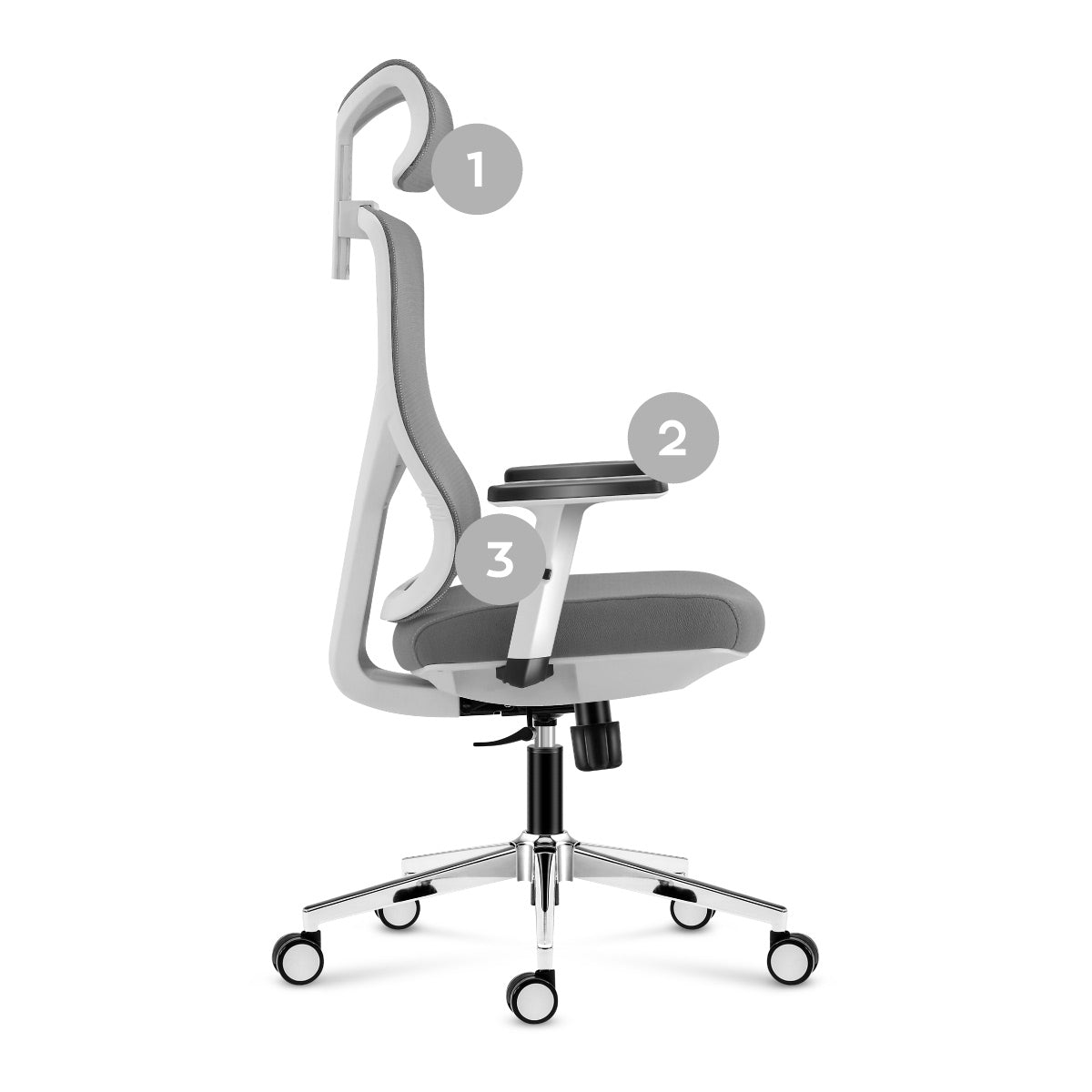 Ergonomische, verstelbare bureaustoel