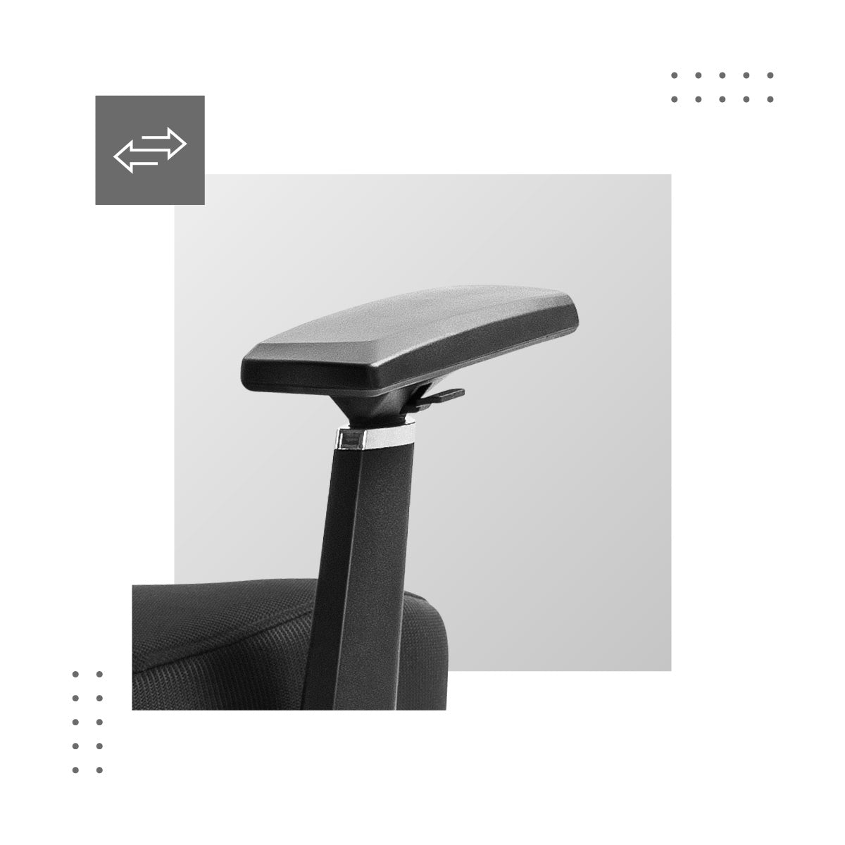 3D-verstelbare armsteunen