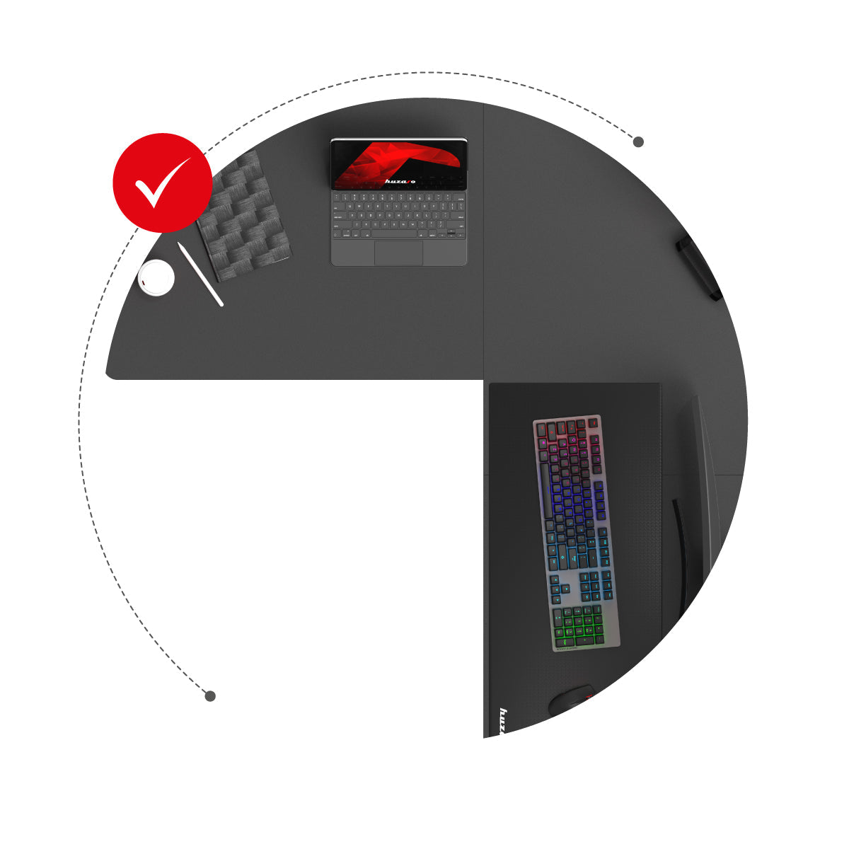 Ergonomische indeling van de werkplek