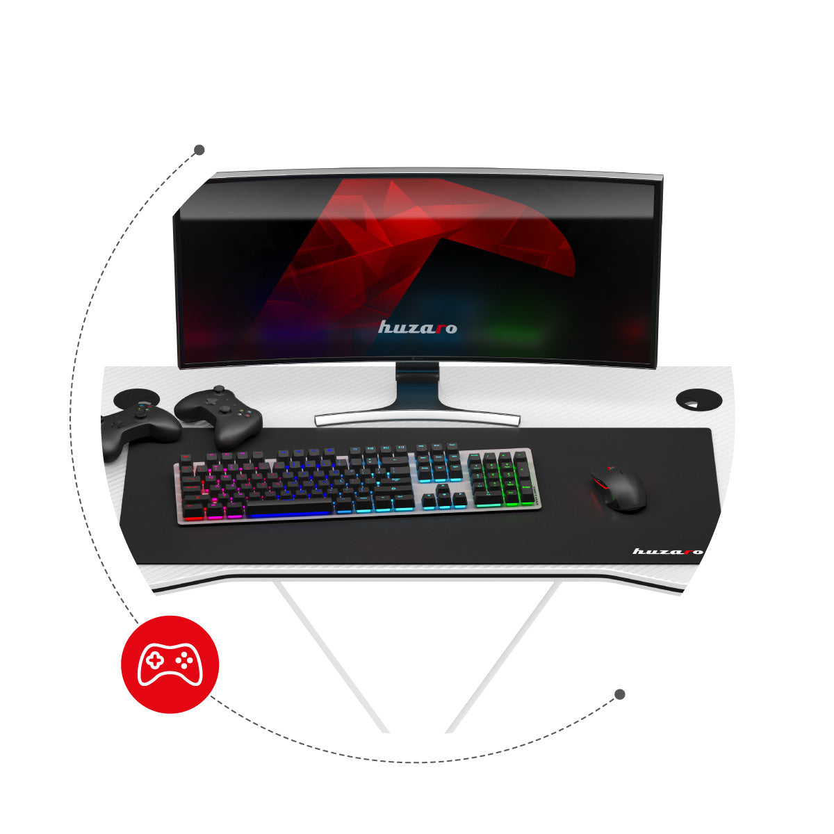Minimalistisch gaming-ontwerp
